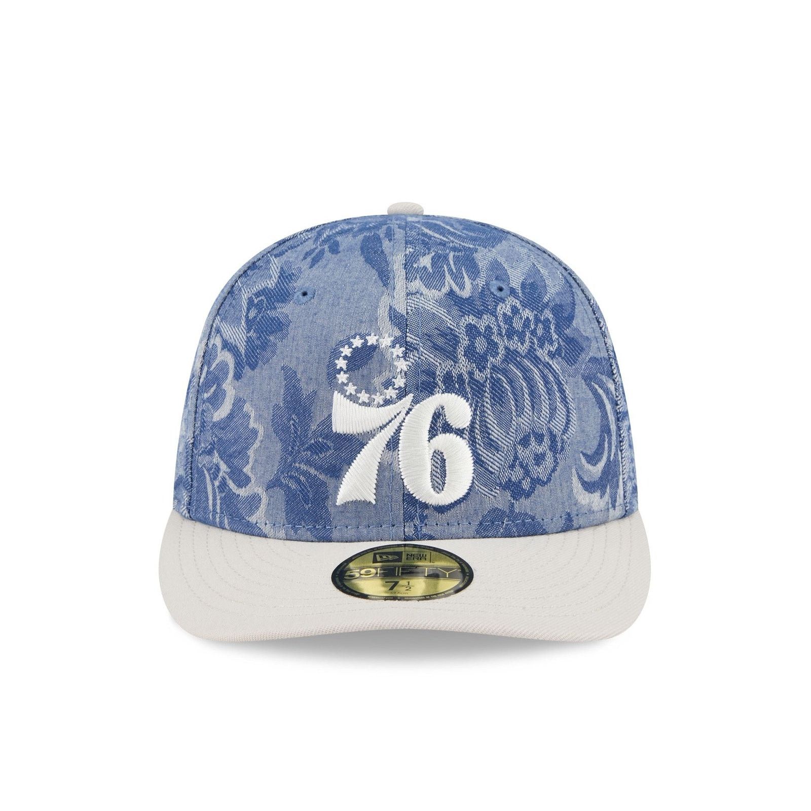 New Era New Era Philadelphia 76ers Two-Tone Denim 59FIF - Size 7 7/8 Size ONE SIZE - 2 Thumbnail
