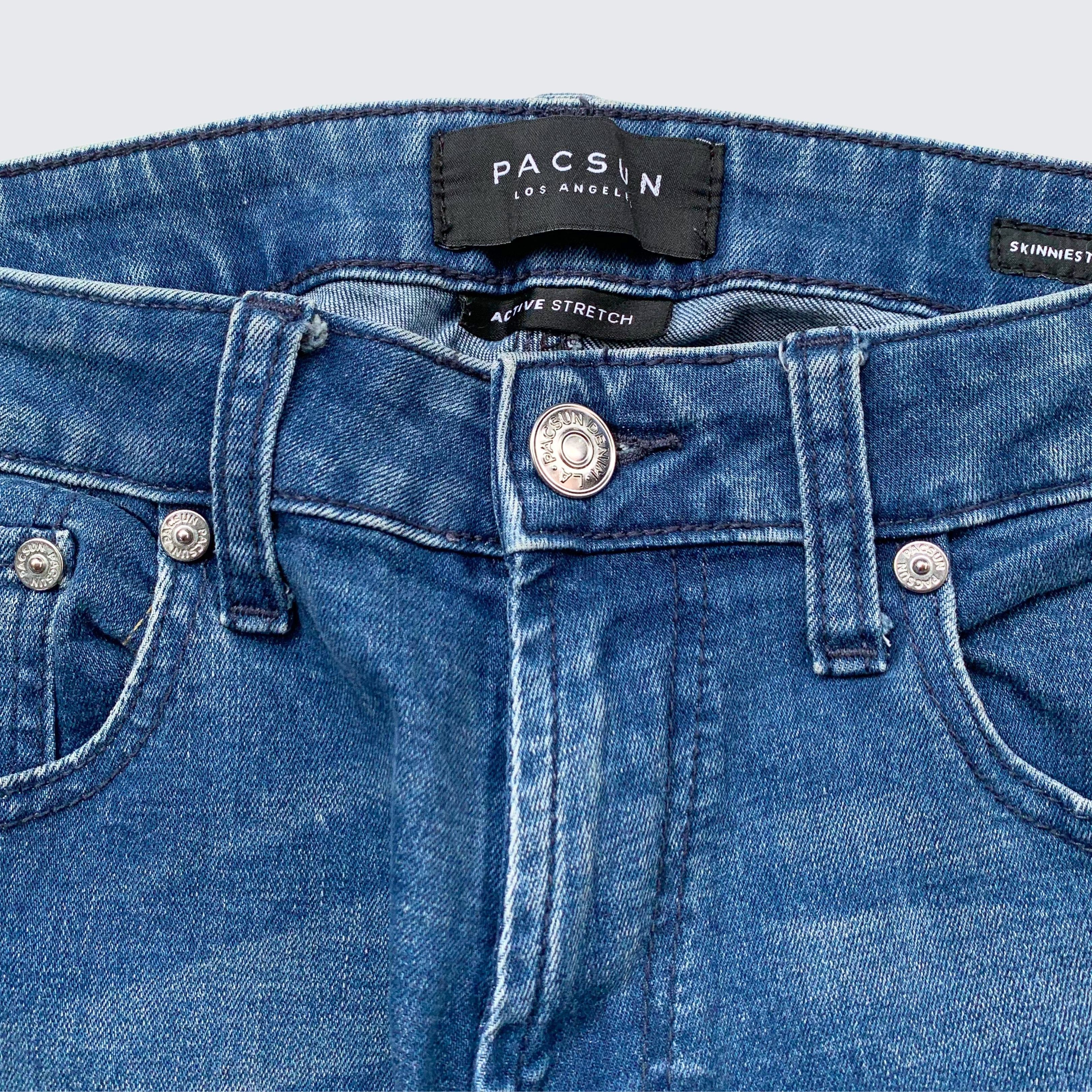 Pacsun Pacsun Los Angeles Skinny Fit Active Stretch Denim Pants Size US 29 - 2 Thumbnail