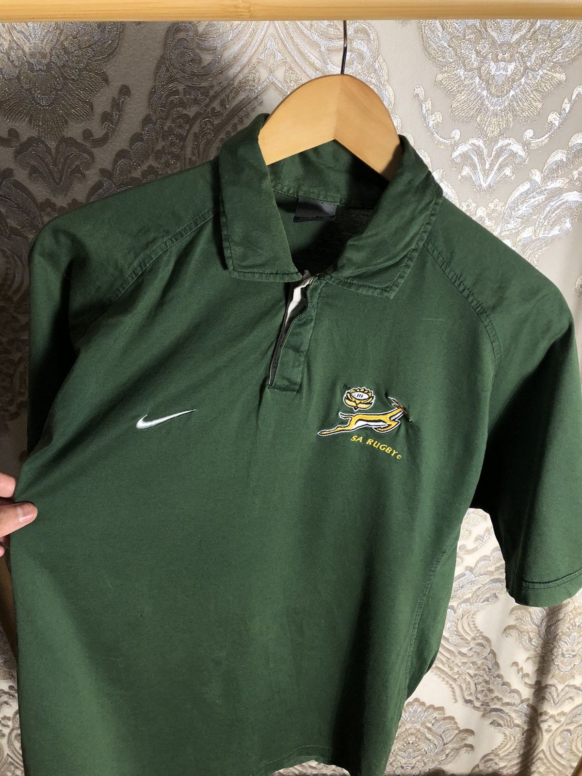 Nike VINTAGE NIKE SOUTH AFRICA RETRO RUGBY JERSEY FOOTBALL 90s Size US L / EU 52-54 / 3 - 2 Thumbnail