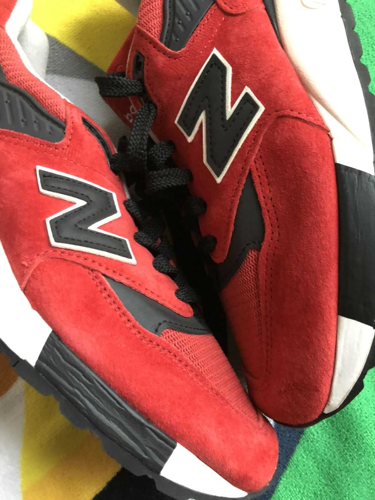 New Balance 8.5 New Balance 998 American Rebel White Red suede reflectiv Size US 8.5 / EU 41-42 - 20 Thumbnail