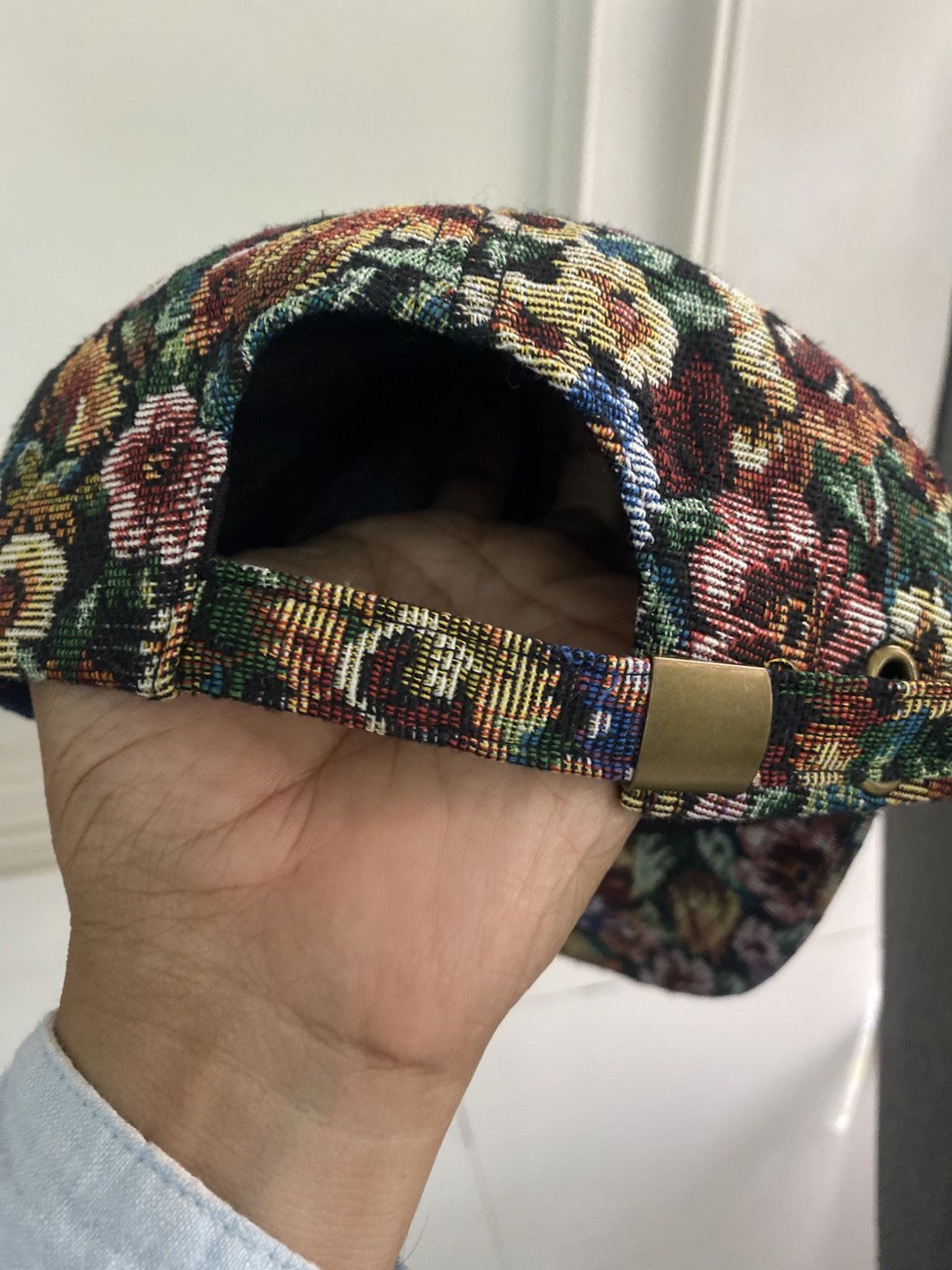 Japanese Brand Floral Cap Size ONE SIZE - 5 Thumbnail