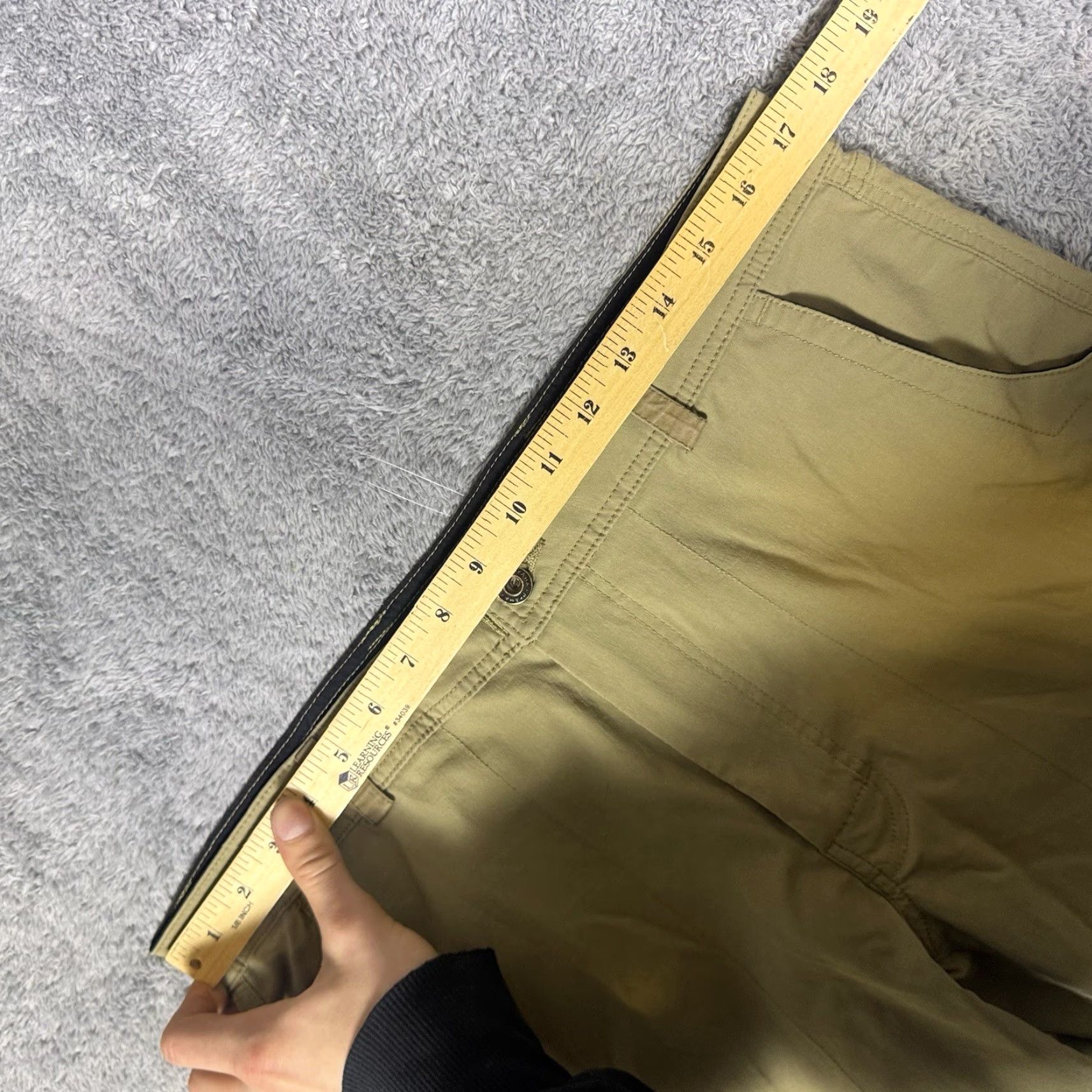 Prana Prana Pants Mens L 34x32 Stretch Zion Roll Up Snap Convertible Vintage Softshell Chino Baggy? Size US 34 / EU 50 - 6 Thumbnail