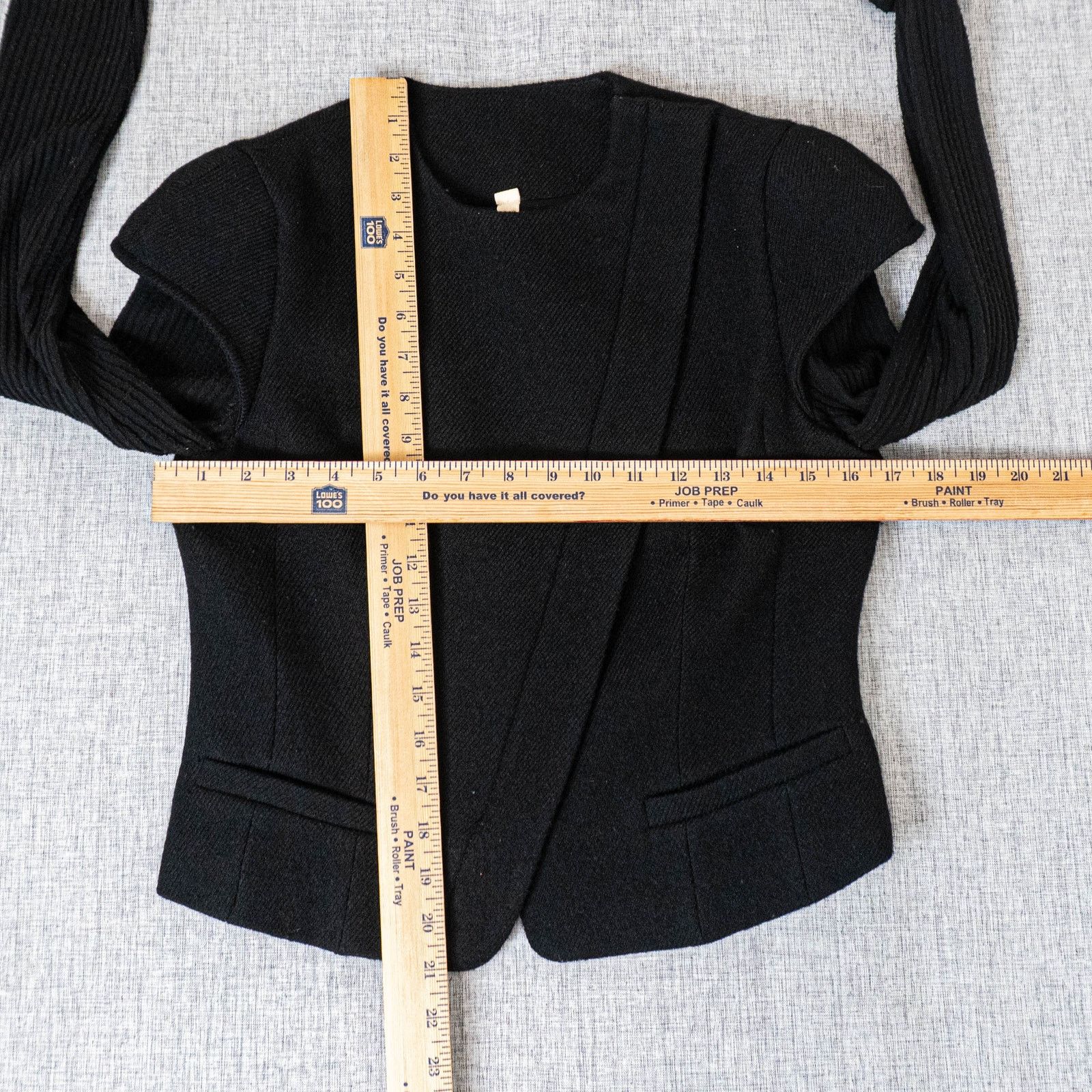 Other OUDE WAAG Moto zip Wool Jacket Knit sleeves size Medium Size M / US 6-8 / IT 42-44 - 7 Thumbnail