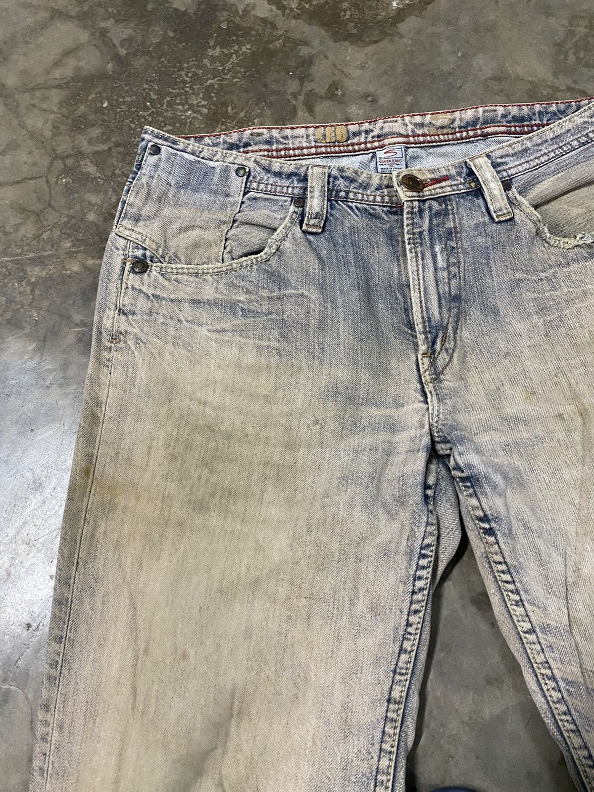 Japanese Brand × Silver Jeans Co. × Vintage Vintage Silver Jeans Distressed p180 Size US 32 / EU 48 - 3 Thumbnail