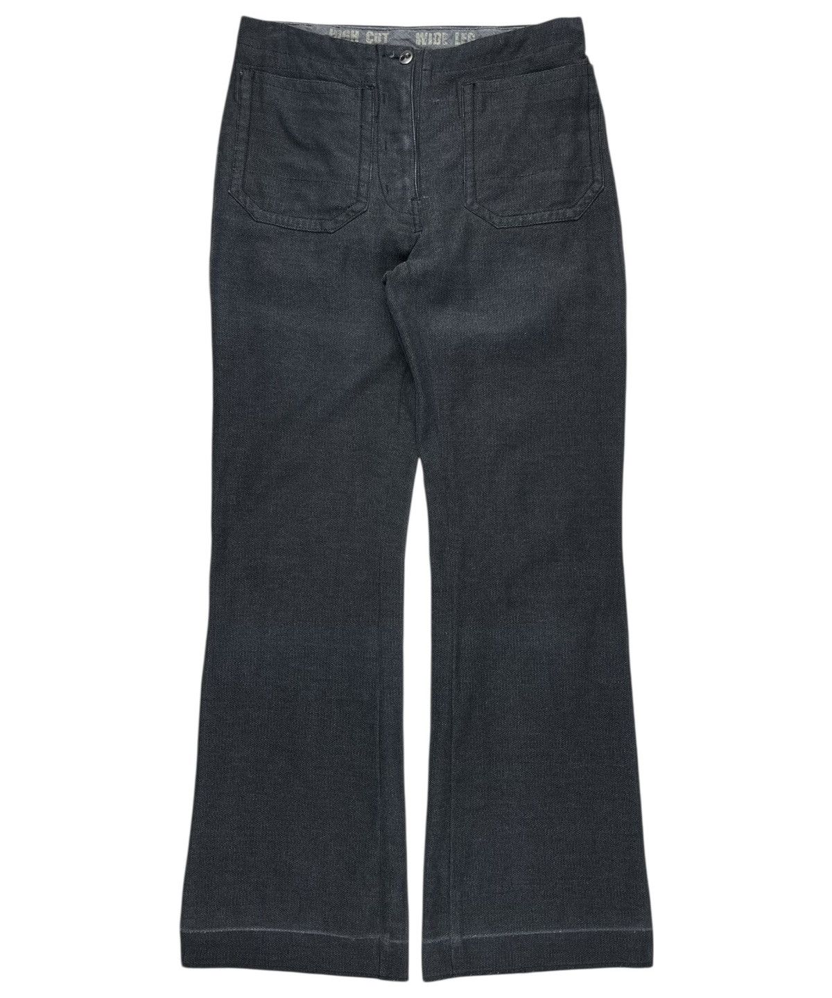 Maison Margiela AW02 Maison Martin Margiela Flared Wide Leg Pocket Pants Size US 26 / EU 42 - 1 Thumbnail