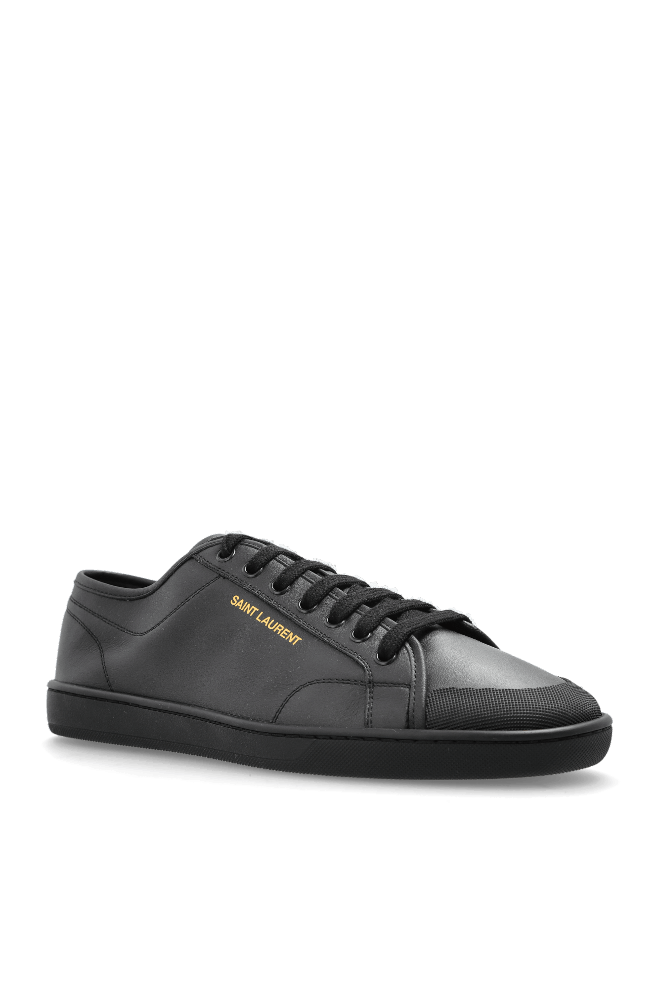 Saint Laurent Paris SL39 Leather Sneakers Size US 8 / EU 41 - 3 Thumbnail