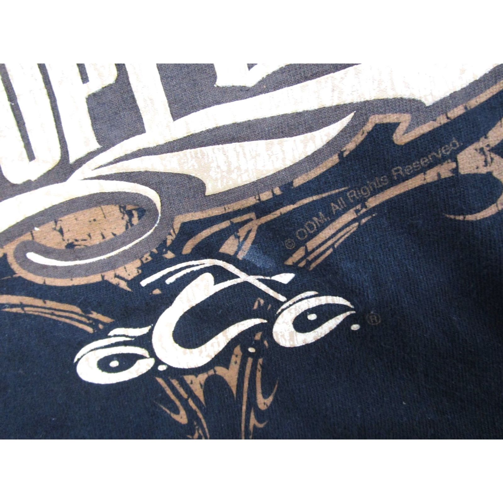 Doublet VINTAGE Tennessee River T-Shirt Mens XL Crew Neck Short Sleeve Double-Sided Orange County Choppers TV Promo Black Cotton 2000s Size US XL / EU 56 / 4 - 3 Thumbnail