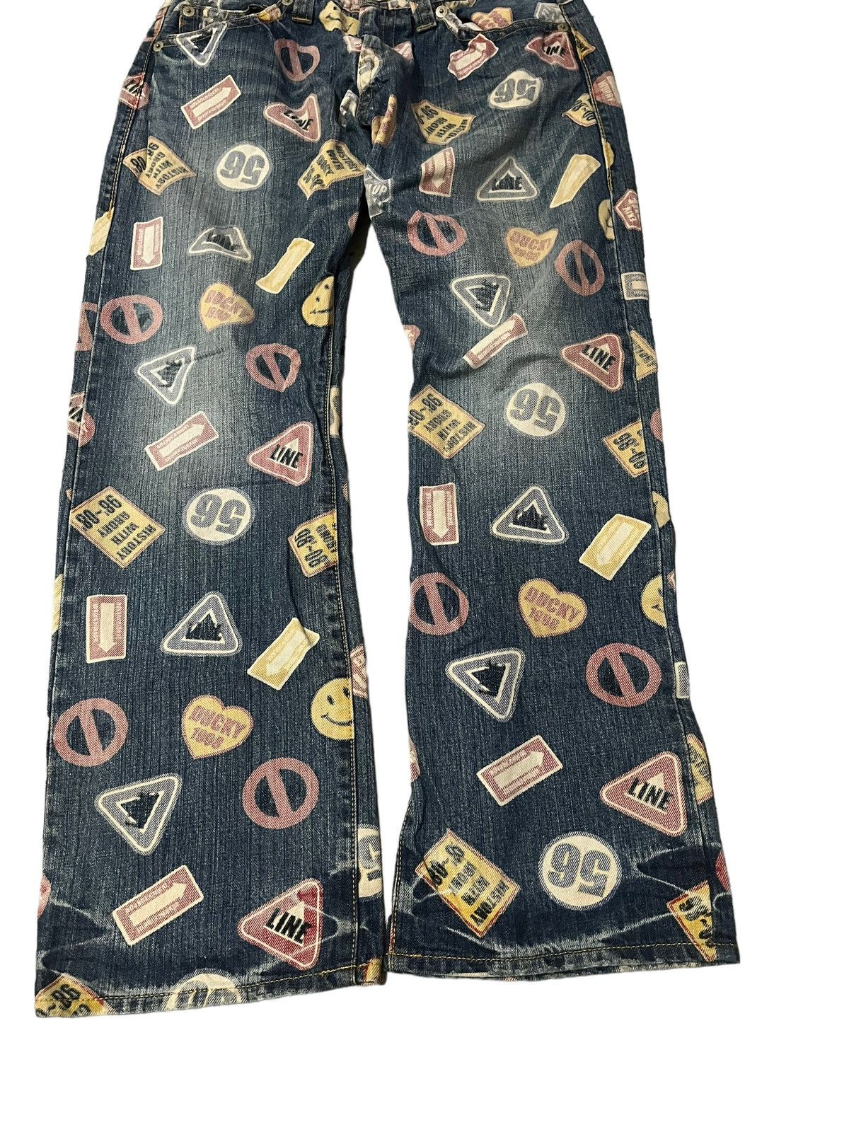 Hysteric Glamour × If Six Was Nine × Japanese Brand A Pair Co&Lu All Over Print Inspired by Hysteric Gla 32 x 29 Size US 32 / EU 48 - 2 Thumbnail