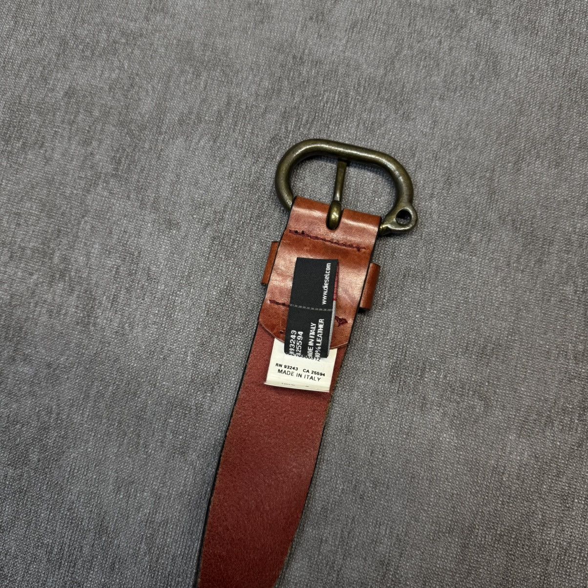Diesel × Vintage Vintage Diesel Leather Belt rare Size ONE SIZE - 7 Thumbnail