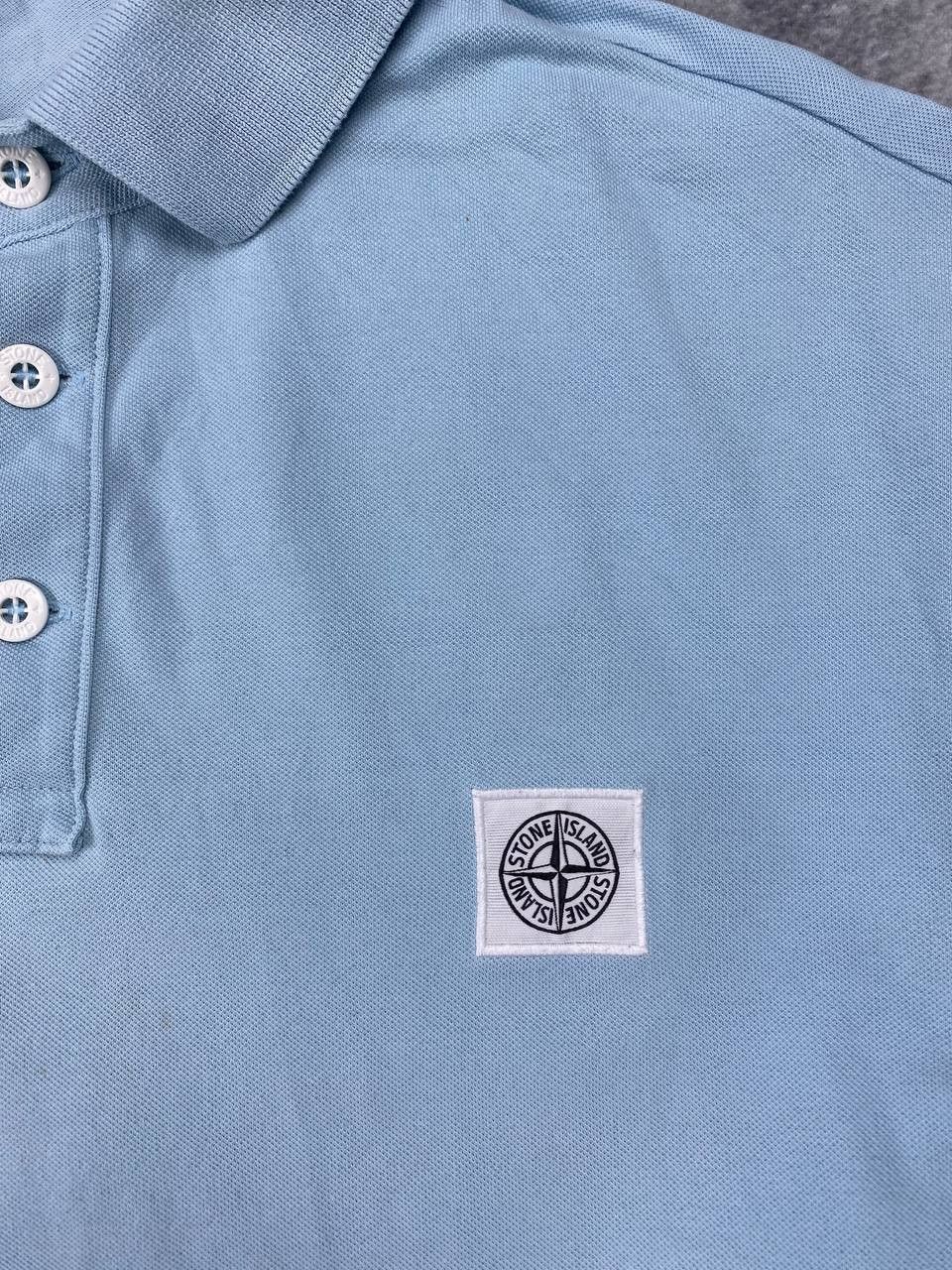 Stone Island Stone Island Polo Shirt Patch Program Men Size 2XL Blue Size US XXL / EU 58 / 5 - 2 Thumbnail