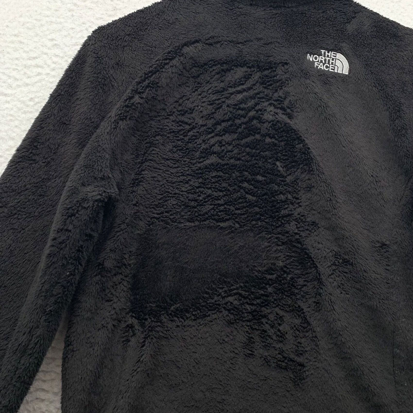 The North Face The North Face Faux Fur Jacket Small Black Fuzzy Fleece Hiking Outdoor Casual Size S / US 4 / IT 40 - 6 Thumbnail
