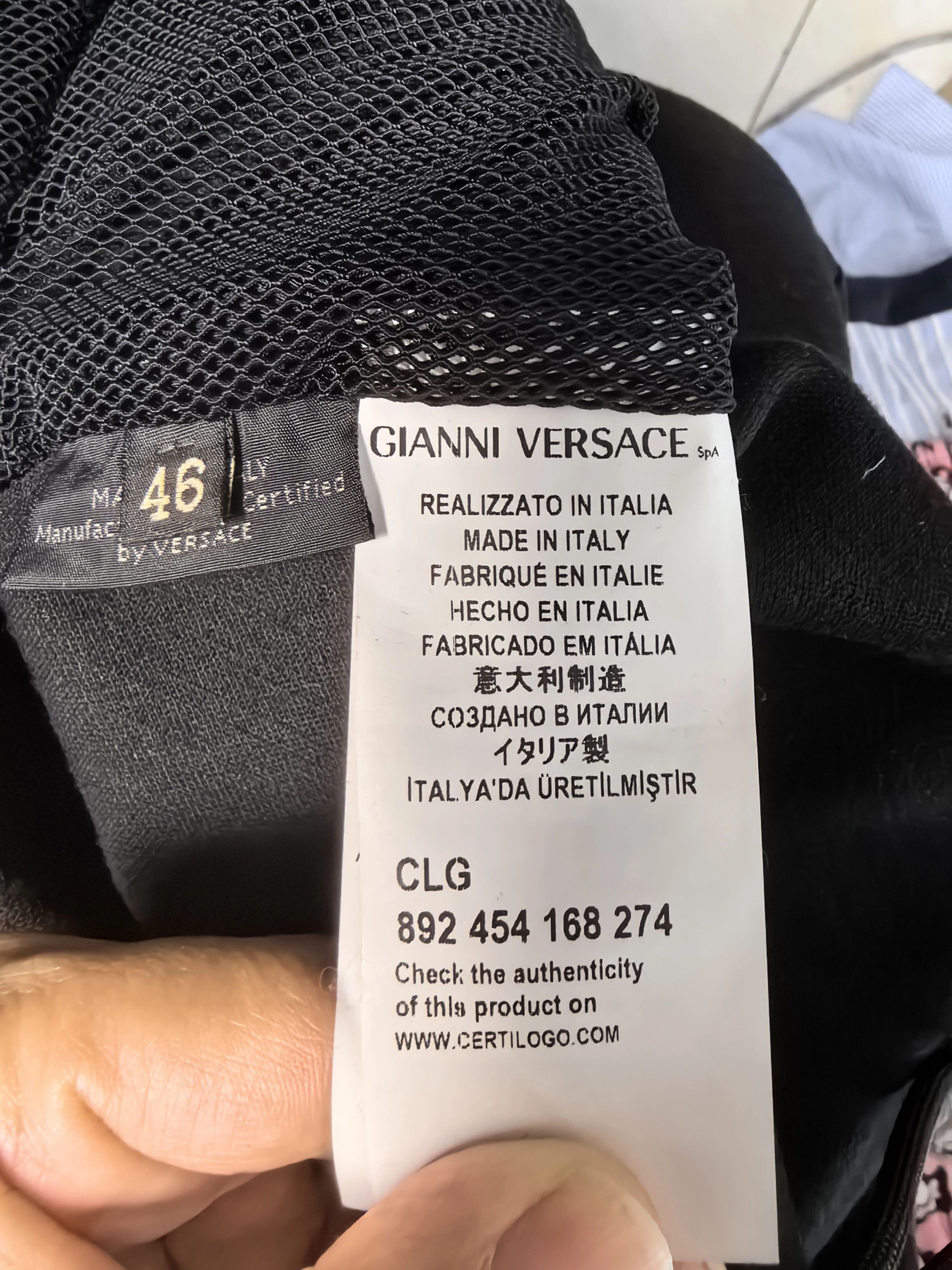 Versace Versace Medusa Panelled Leather Jacket 98 New Size US S / EU 44-46 / 1 - 3 Thumbnail
