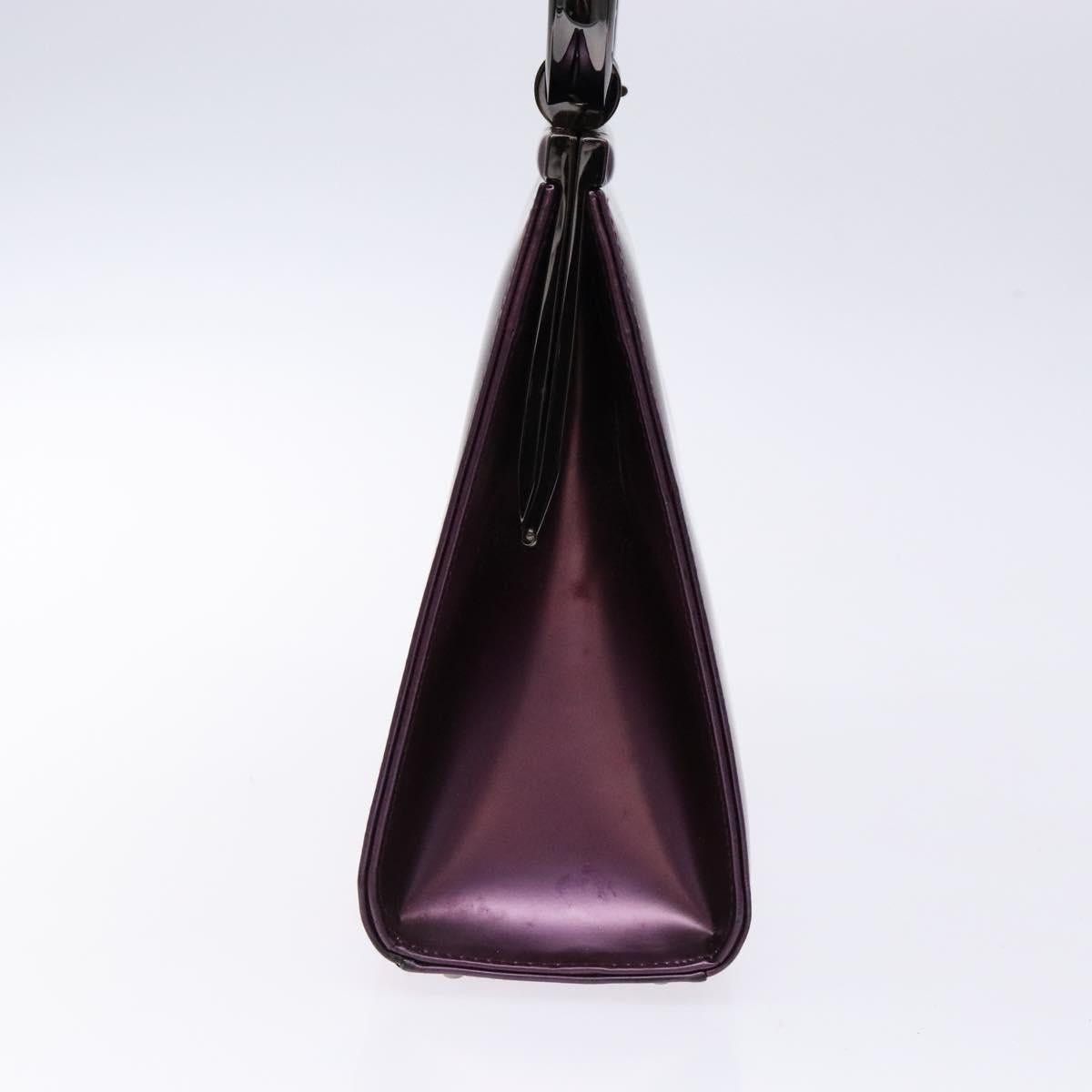 Dior DIOR Hand Bag Patent Leather Purple Size ONE SIZE - 5 Thumbnail