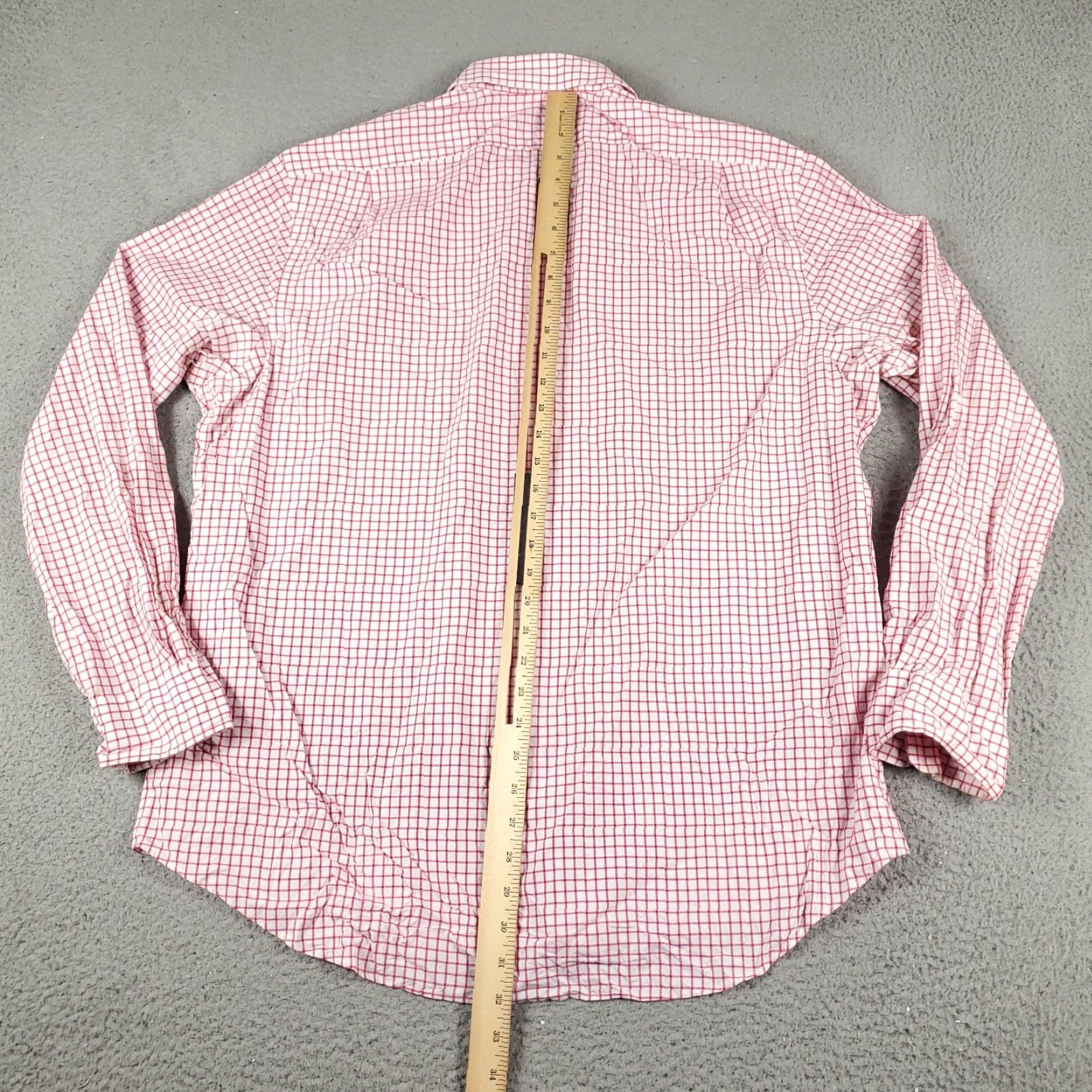 Ralph Lauren Ralph Lauren Shirt Mens XL Pink Check Button-Down Long Sleeve Casual Formal Vintage-Style 2000s Mens XL Pink Checkered Cotton Shirt Size US XL / EU 56 / 4 - 5 Thumbnail