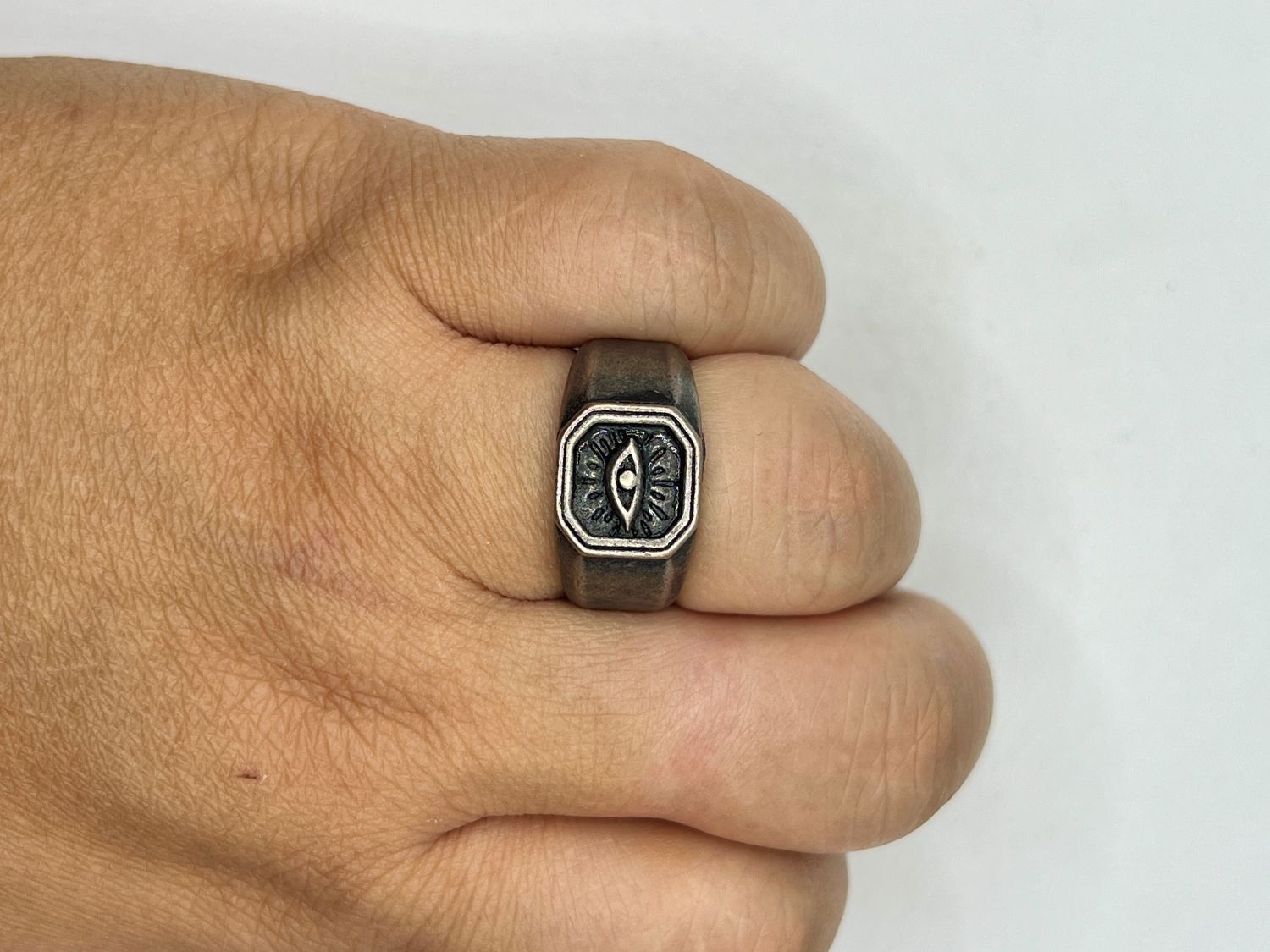 Other Evil Eye Black Ring - Size 8.5 Size ONE SIZE - 5 Thumbnail