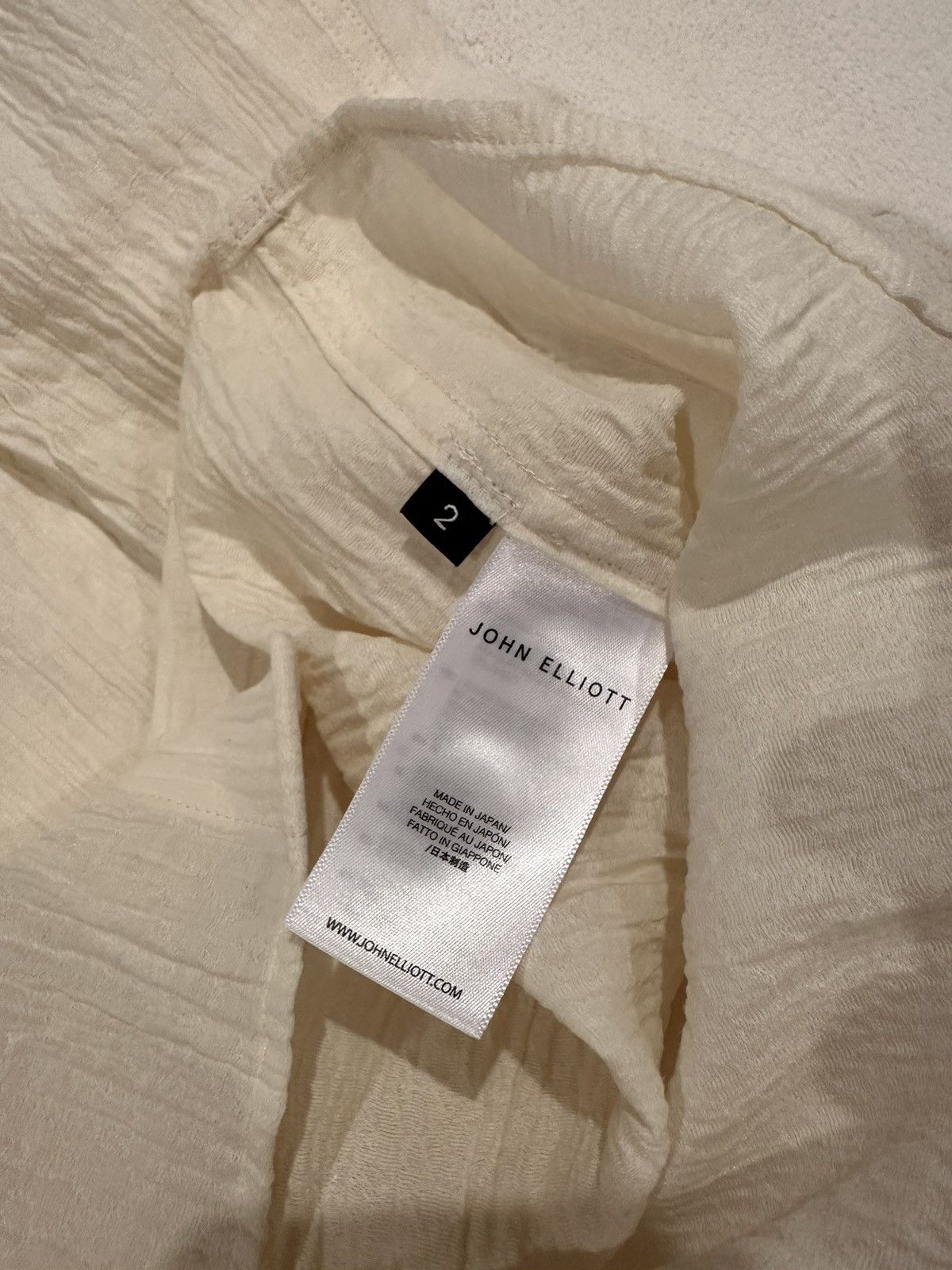 John Elliott John Elliott SS Cloak Button Up Salt Size US M / EU 48-50 / 2 - 5 Thumbnail