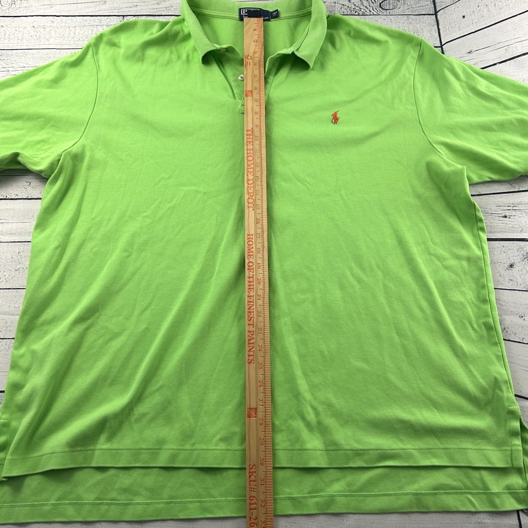 Polo Ralph Lauren Polo Ralph Lauren Short Sleeve Button Front Polo Shirt Men 3XB Green Big 3X Cotton Solid Button-Up Cheap Size US XXL / EU 58 / 5 - 4 Thumbnail