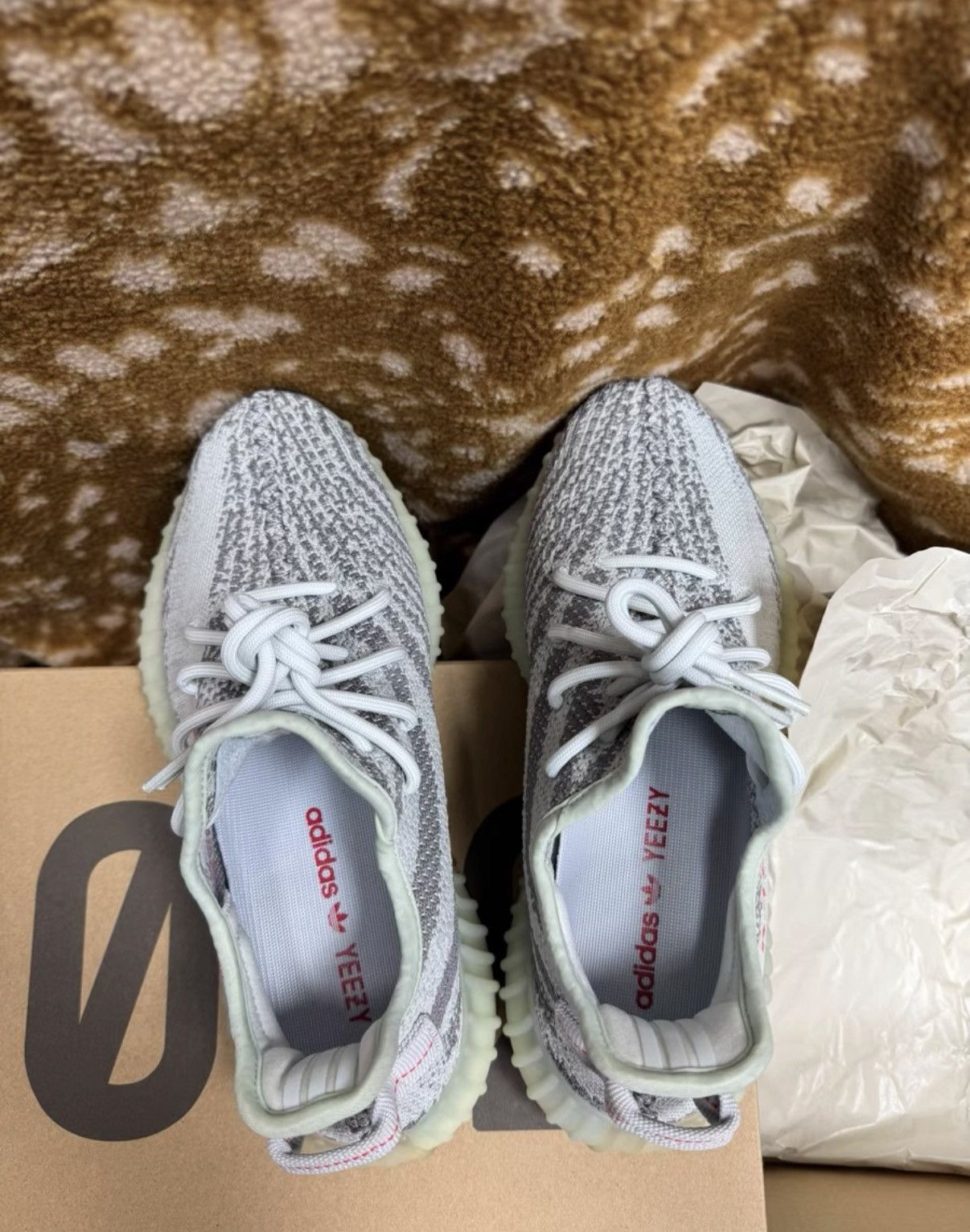 Adidas Adidas Yeezy 350 Blue Tint K37 Size US 8 / EU 41 - 6 Thumbnail