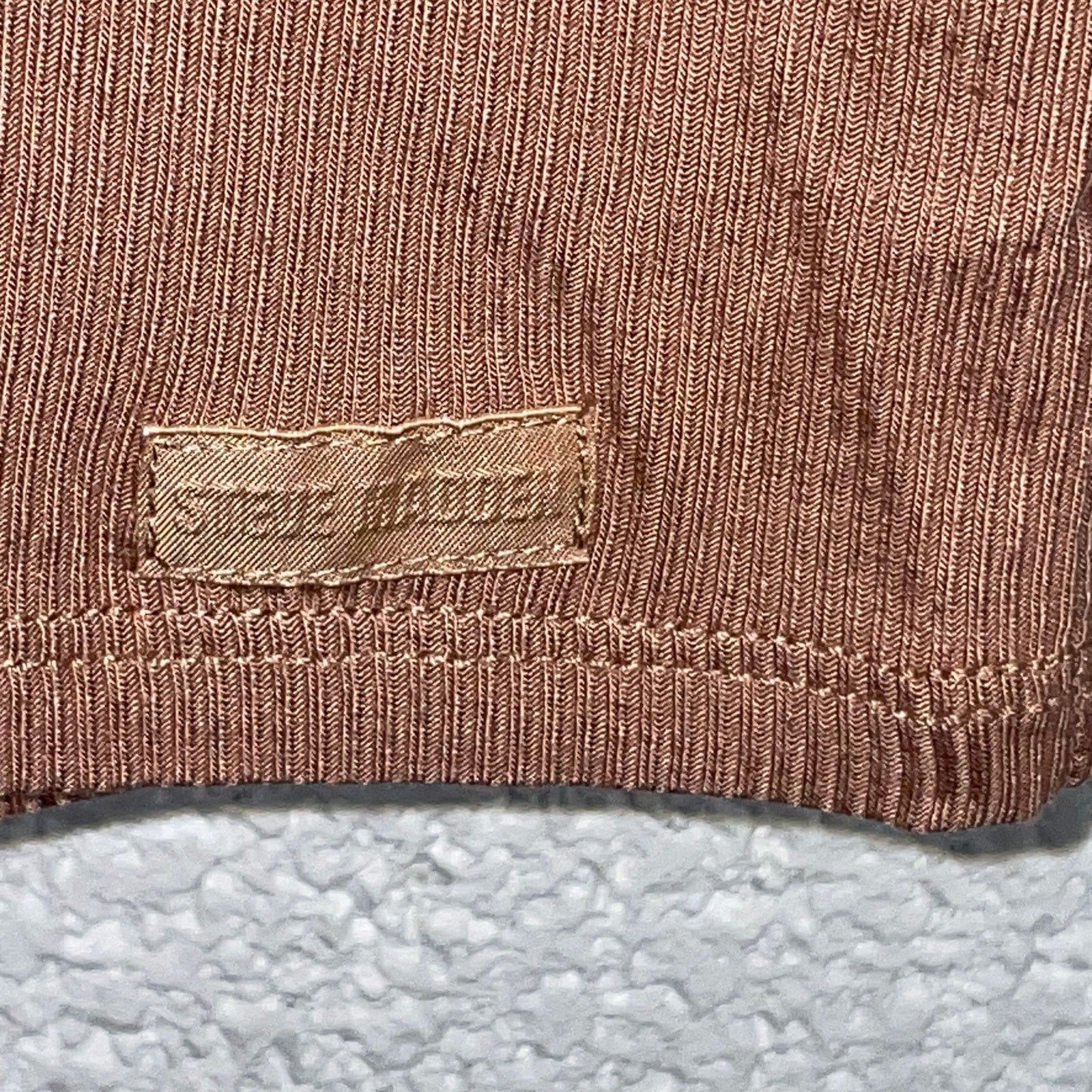 Steve Madden Steve Madden Women's Ribbed Baby Sleep Tee praline large Size 32" / US 10 / IT 46 - 5 Thumbnail