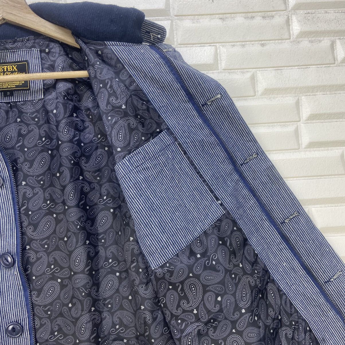 Japanese Brand Etbx Work Clothing Living & Dead Eldorado Hickory Stripe Size US S / EU 44-46 / 1 - 19 Thumbnail