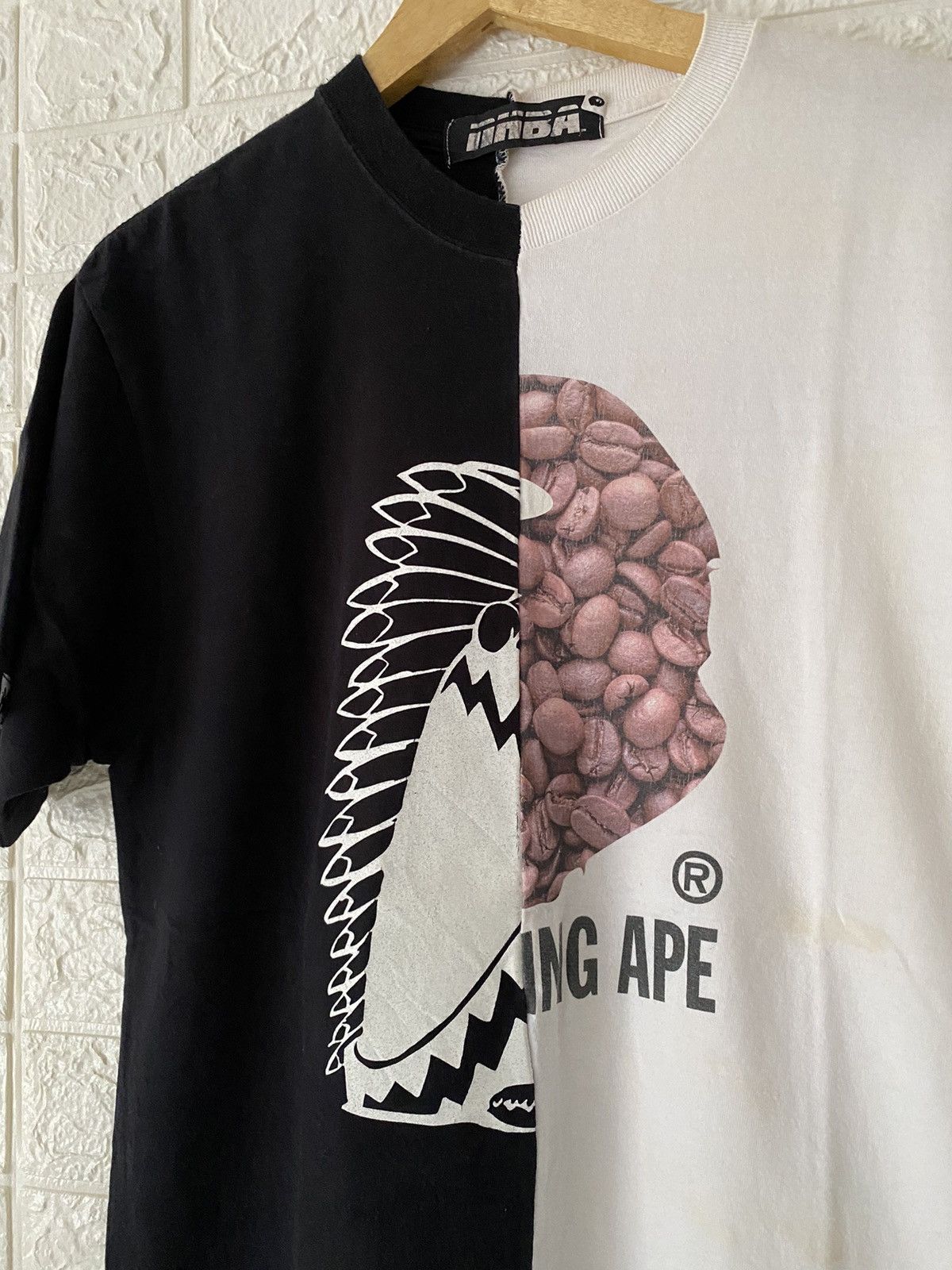 Bape × Neighborhood Bape x Neighborhood Split Tee | Grailed
