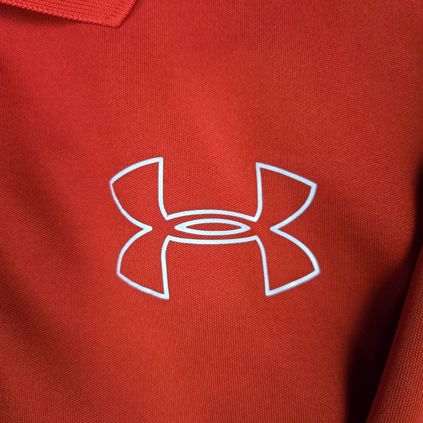Under Armour UNDER ARMOUR COLDBLACK Polo Shirt Performance Red Golf Wicking Mens Size XL Size US XL / EU 56 / 4 - 4 Thumbnail