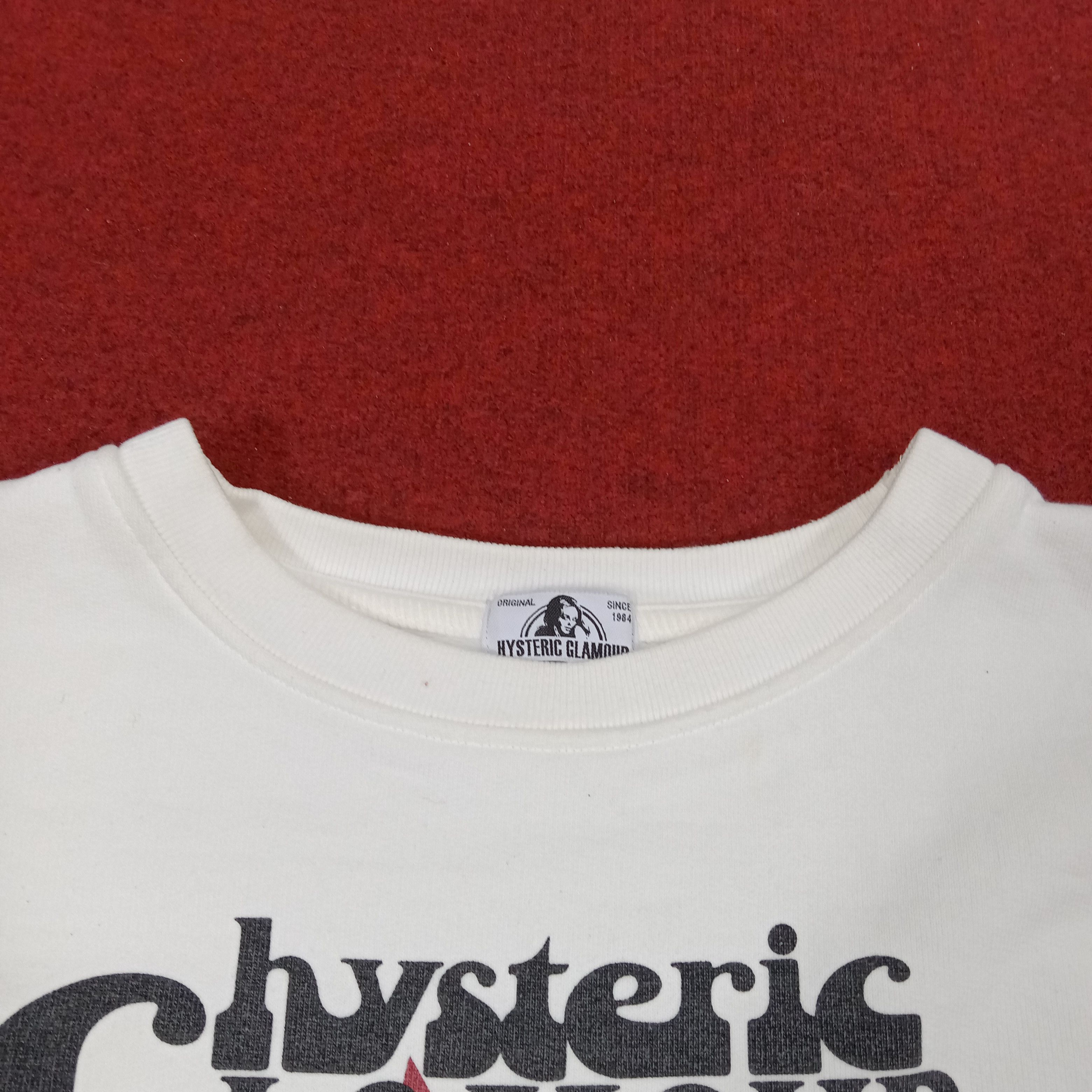 Hysteric Glamour Hysteric Glamour Japanese Brand Center Design Sweatshirt Size US M / EU 48-50 / 2 - 6 Thumbnail