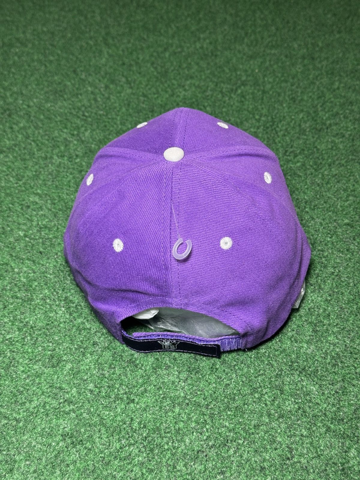 NBA Sacramento Kings Strap Back Cap Basketball Hat Y2K Purple Size ONE SIZE - 3 Thumbnail