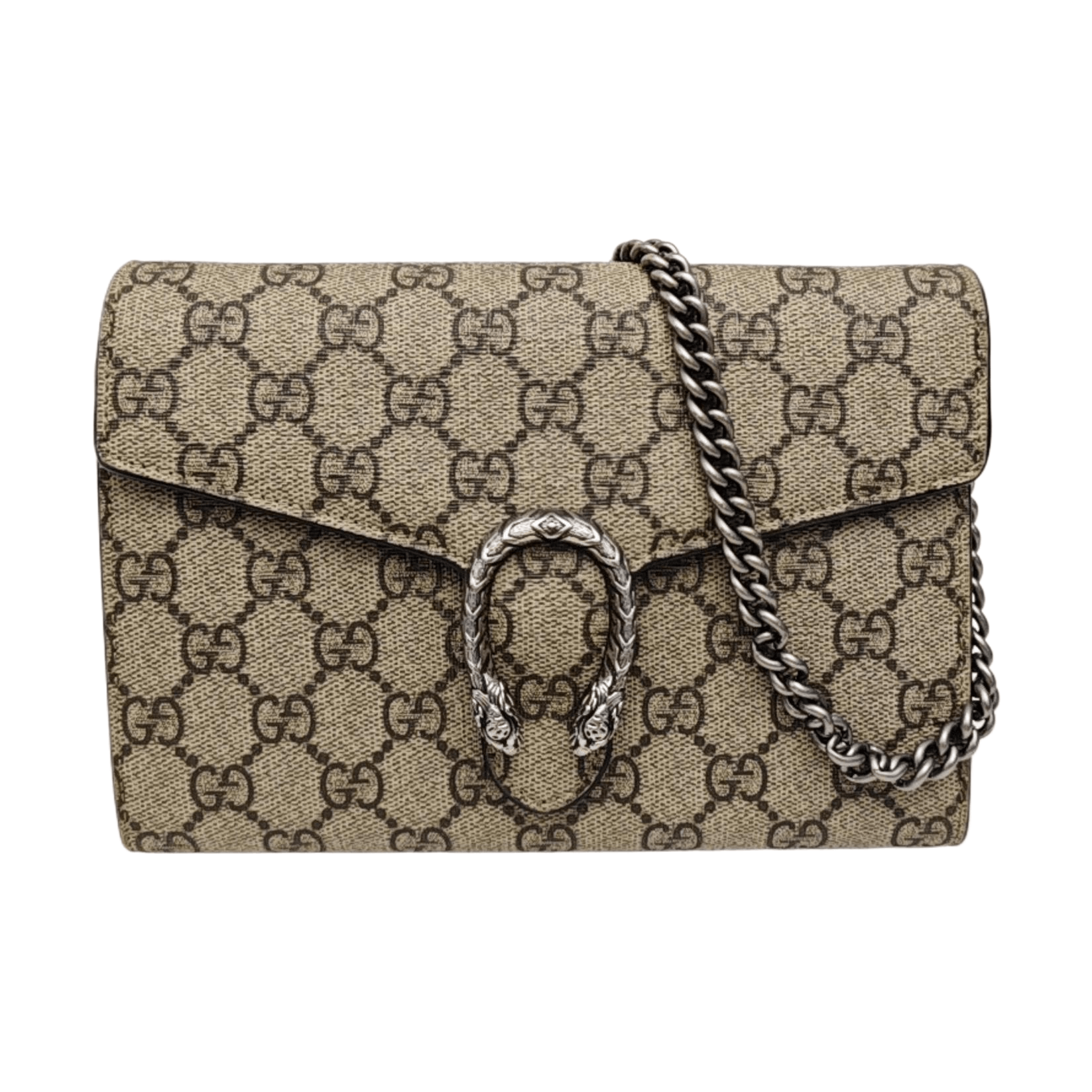 Gucci Gucci Dionysus Monogram Canvas Shoulder Bag Size ONE SIZE - 1 Thumbnail