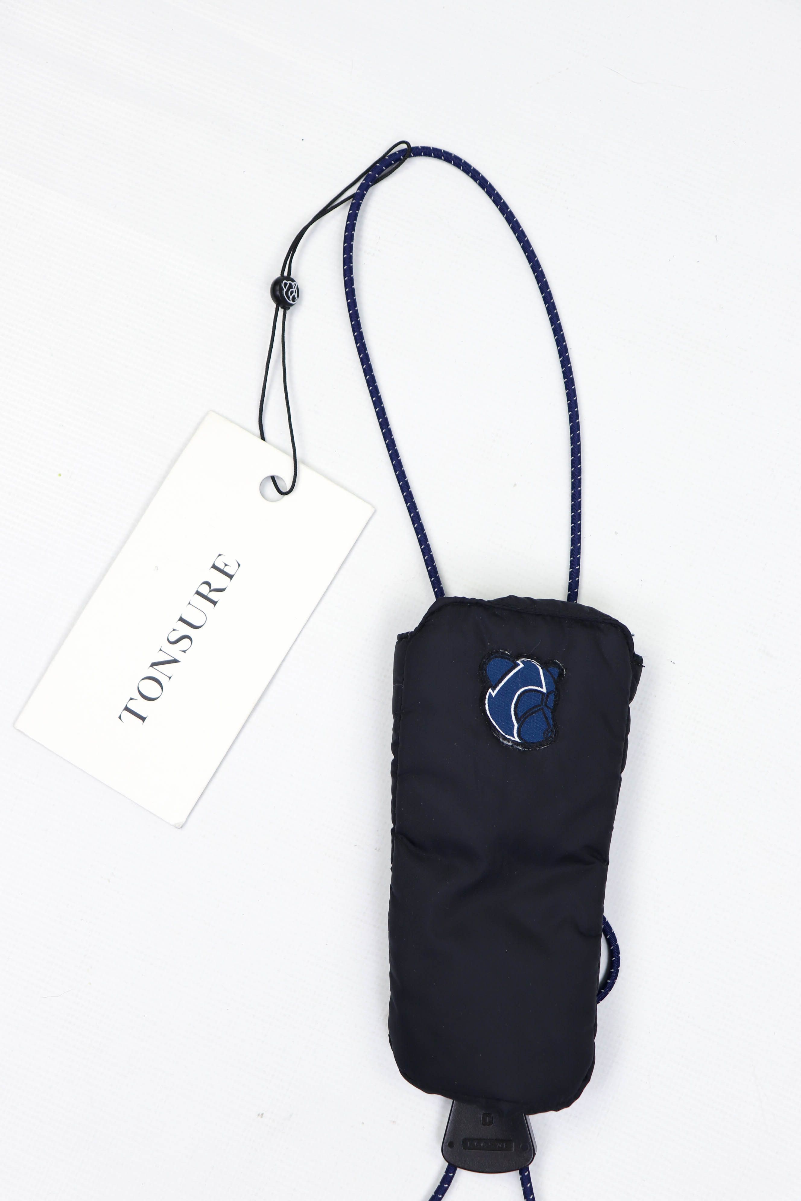 Tonsure Tonsure S/S 2019 Dark Navy Elastic Cord Detail Pouch Size ONE SIZE - 1 Thumbnail