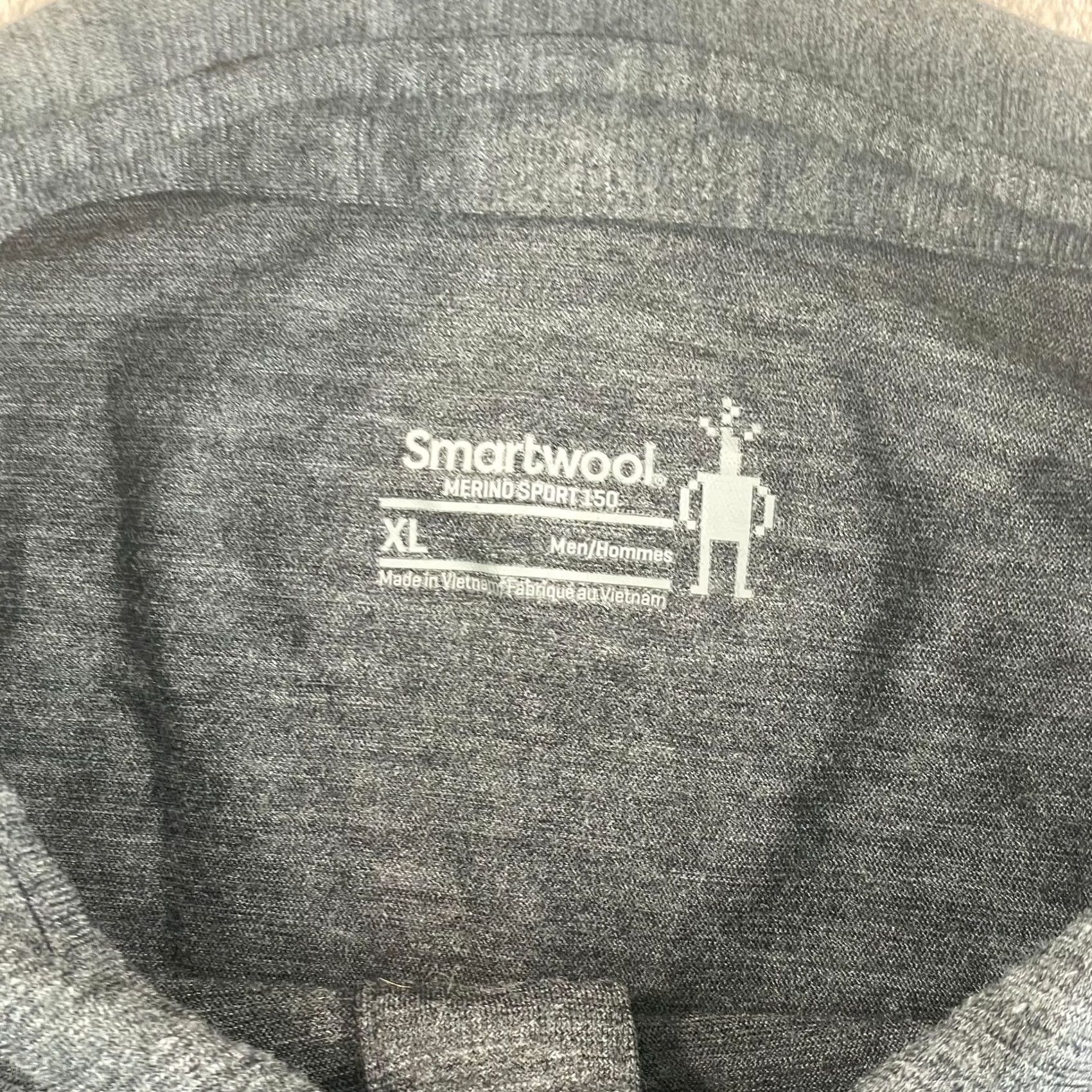 Smartwool SmartWool Merino Sport 150 Polo Shirt Men XL Charcoal Performance Gray Size US XL / EU 56 / 4 - 2 Thumbnail