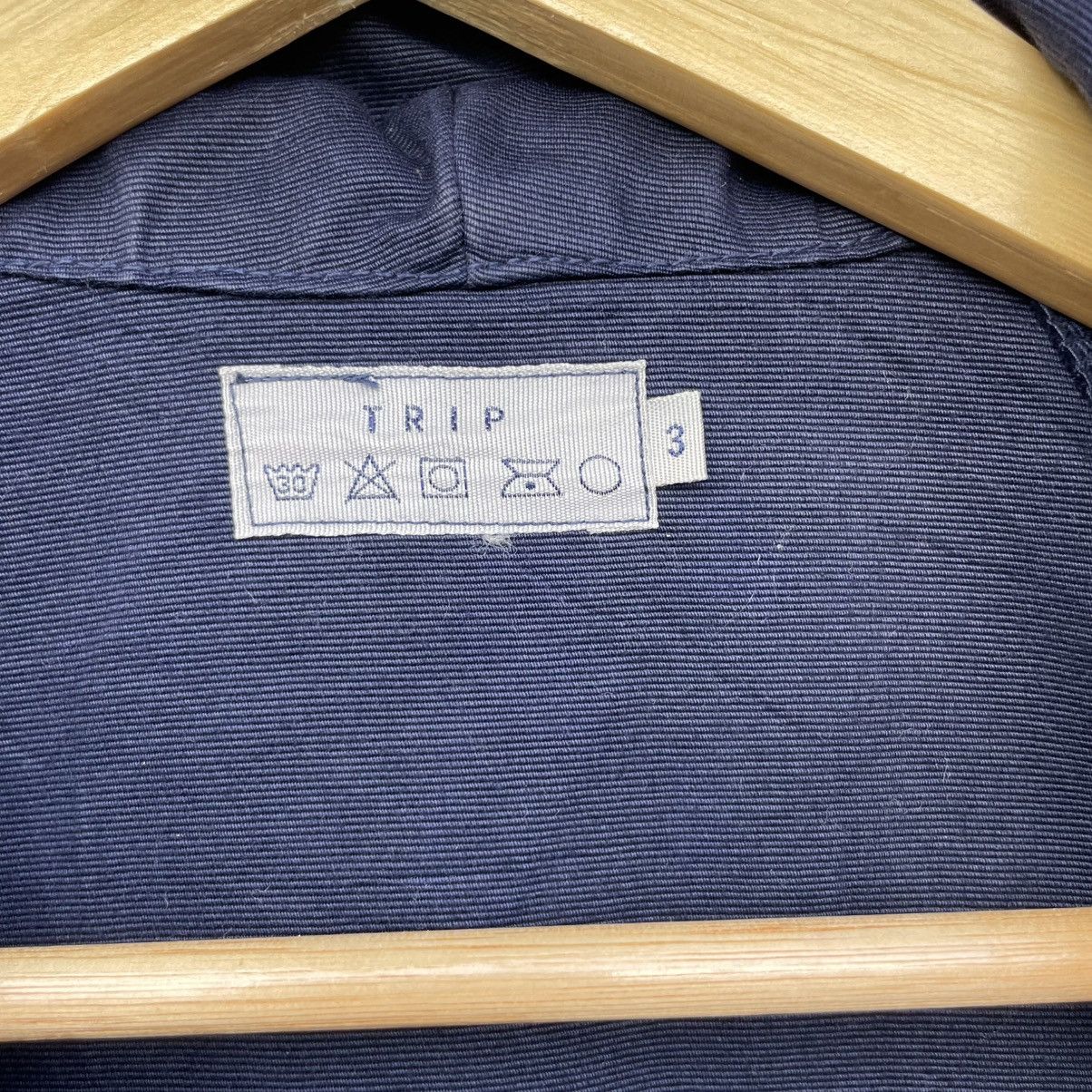 Indigo 💥Japanese Brand Trip Parka Hooded Jacket Size US M / EU 48-50 / 2 - 6 Thumbnail