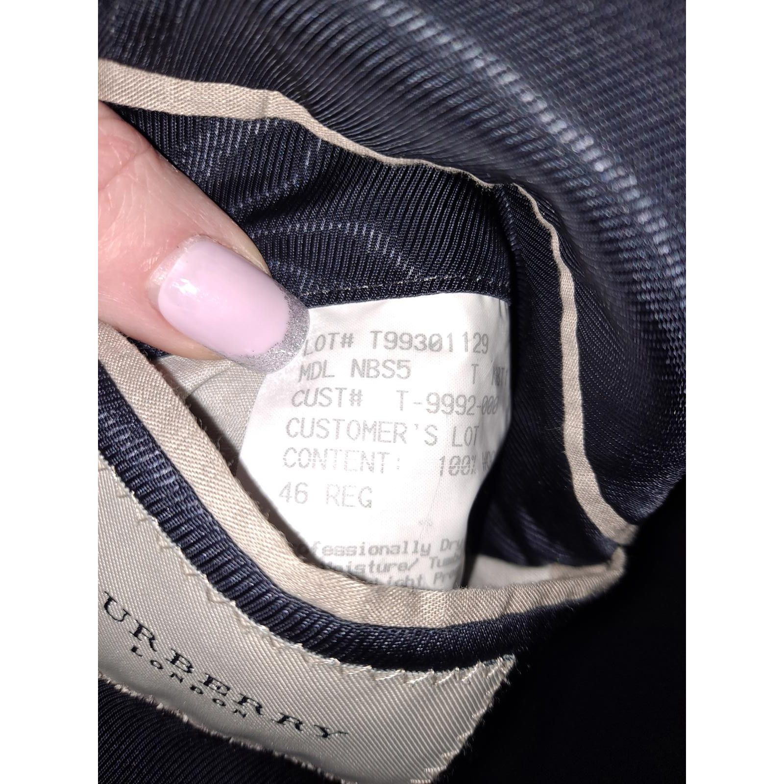 Burberry Burberry Black and White Pinstripe Suit Size 46R Size 46R - 7 Thumbnail