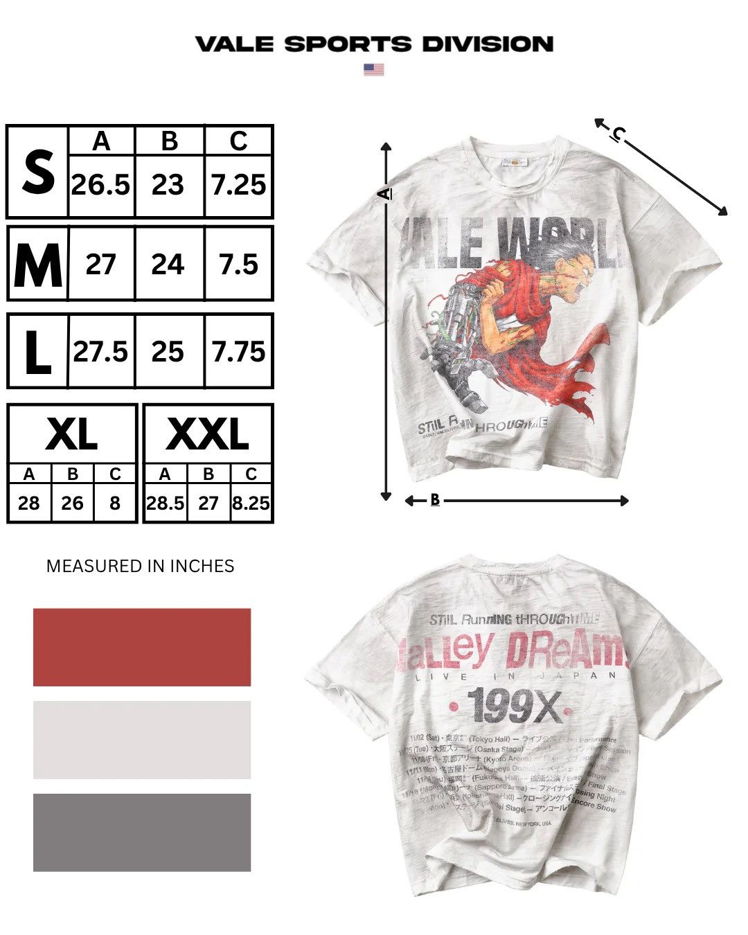 Vale Vale Forever World Tee Size US L / EU 52-54 / 3 - 3 Thumbnail