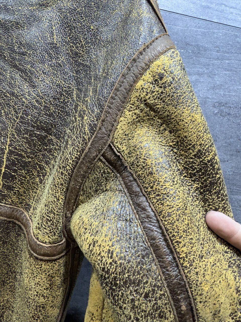 Other F16 Type Aviation Air Force US Army Style Sheepskin Jacket Size US M / EU 48-50 / 2 - 19 Thumbnail