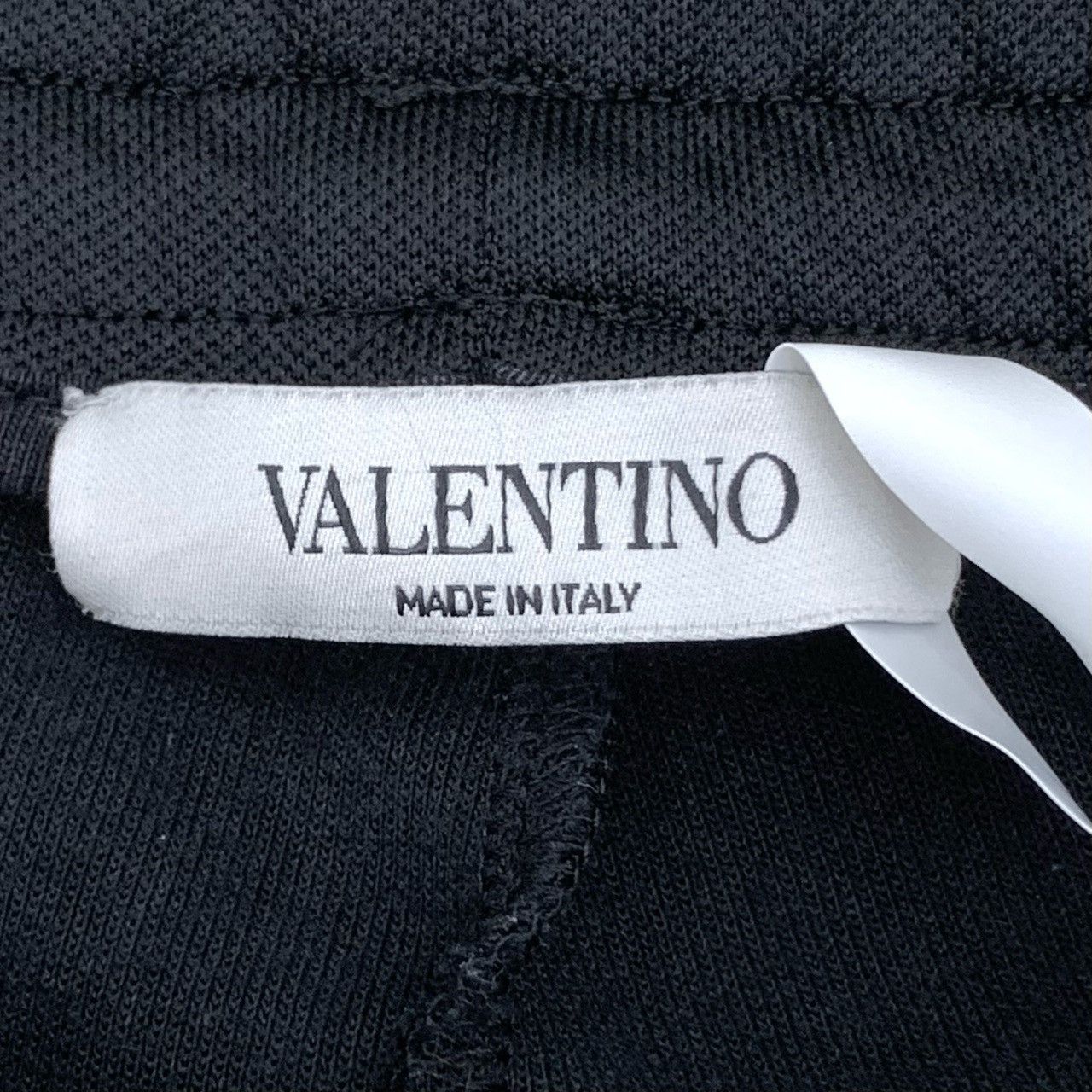 Valentino Valentino Pants Black Logo Cotton Joggers (Size XS) Size 32" / US 10 / IT 46 - 2 Thumbnail
