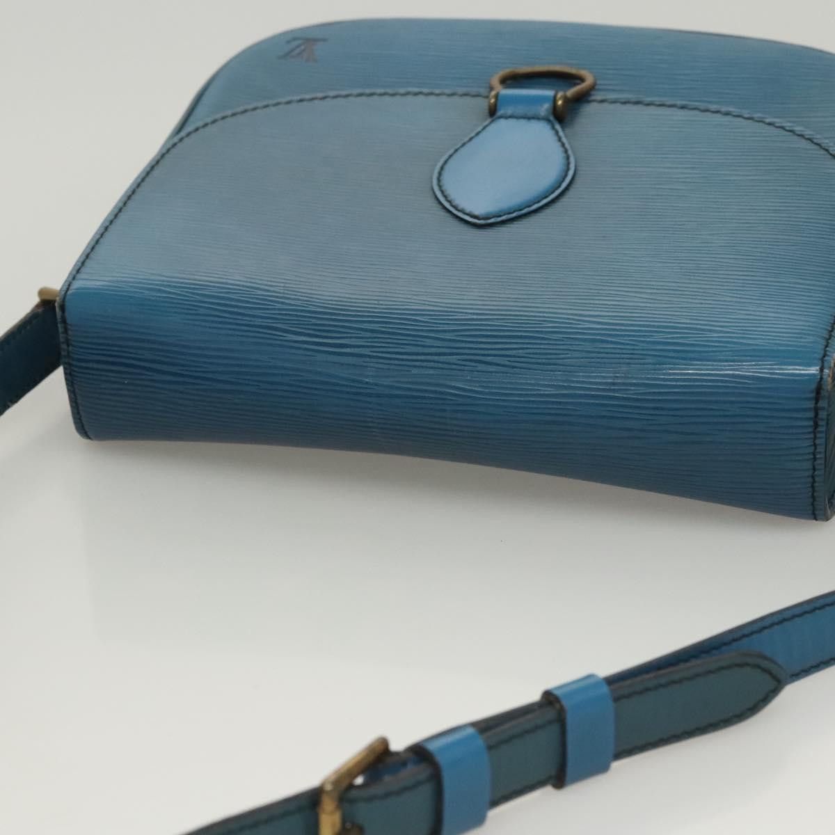 Louis Vuitton LOUIS VUITTON Epi Saint Cloud GM Shoulder Bag Toledo Blue Size ONE SIZE - 6 Thumbnail