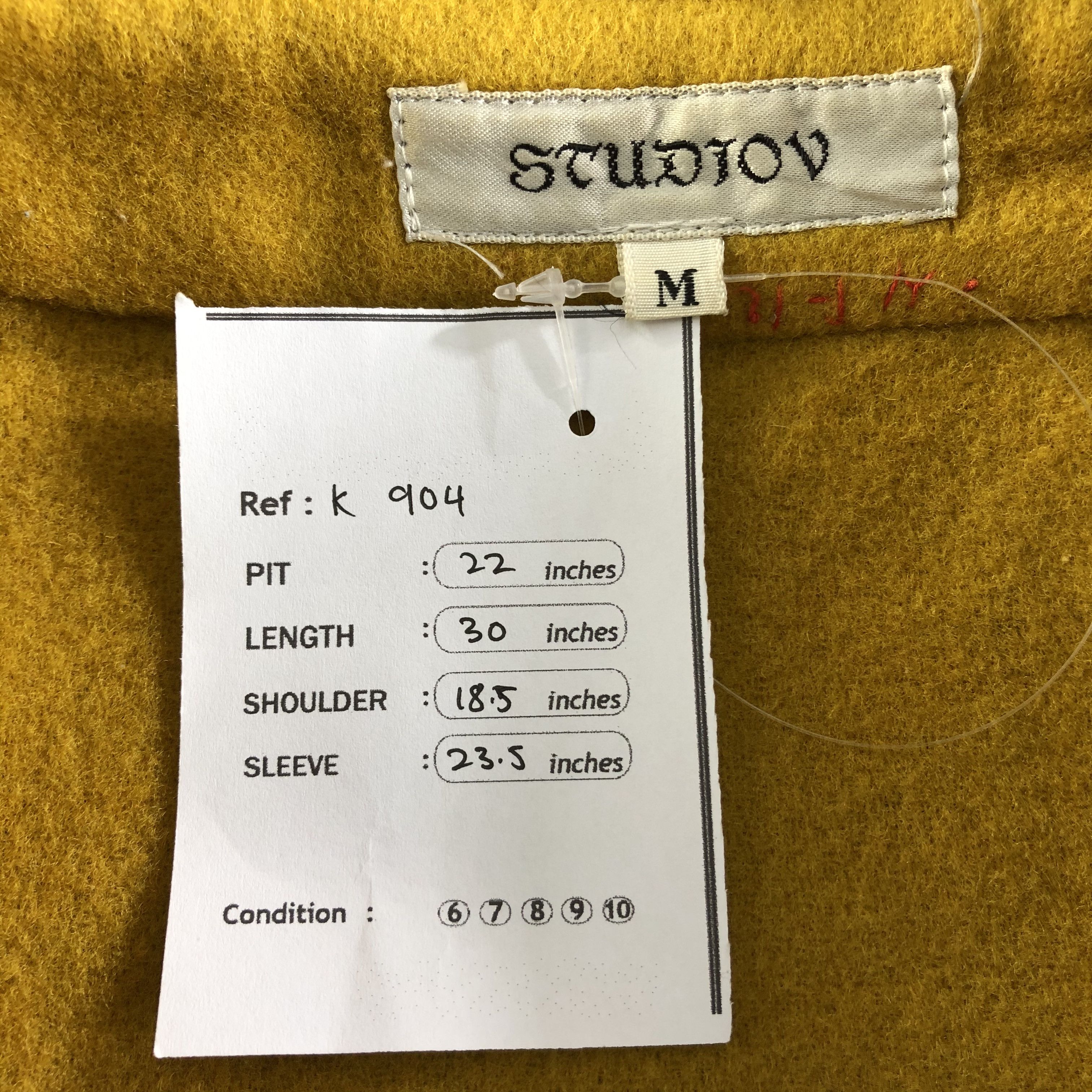 Japanese Brand Vintage Studiov Peacoat Wool Jacket Size US M / EU 48-50 / 2 - 7 Thumbnail