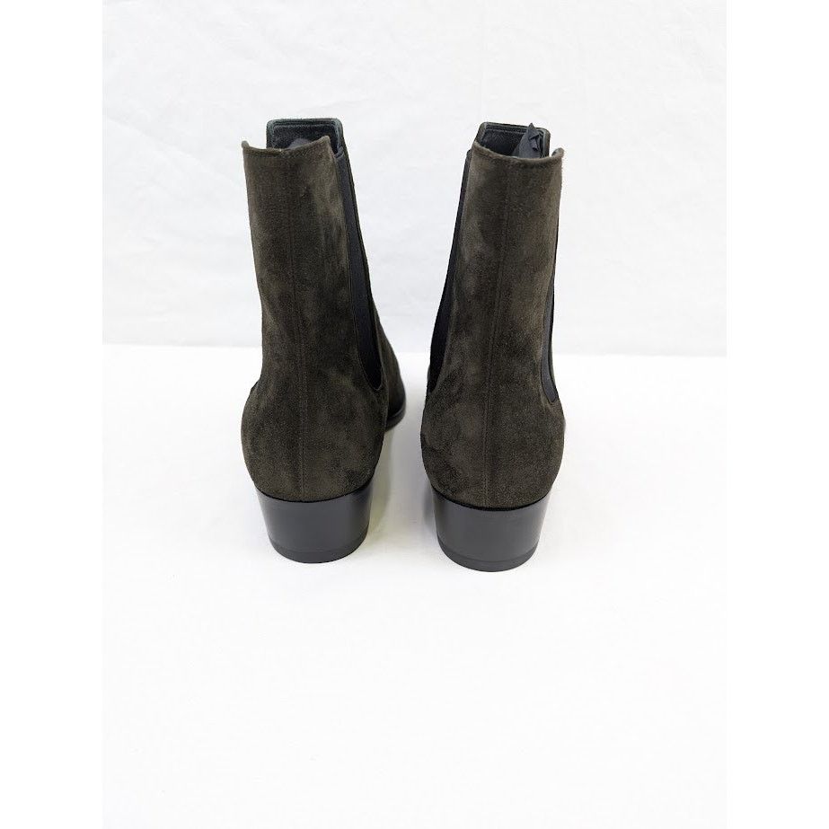 Saint Laurent Paris o1rshd1 Wyatt 40 Chelsea Cachemire Boots in Sabble Brown Size US 11 / EU 44 - 19 Thumbnail