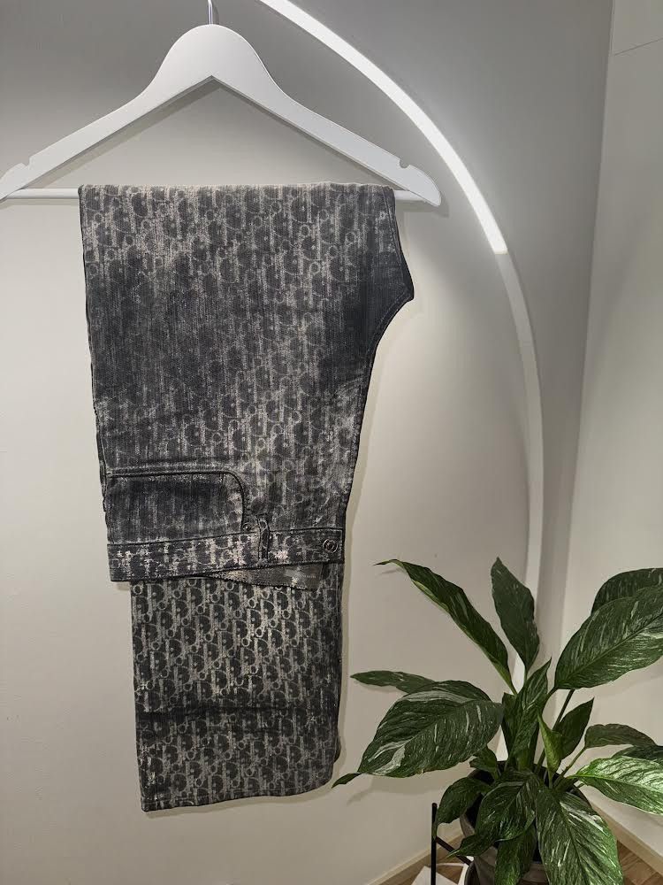 Dior Full Print Denim jeans