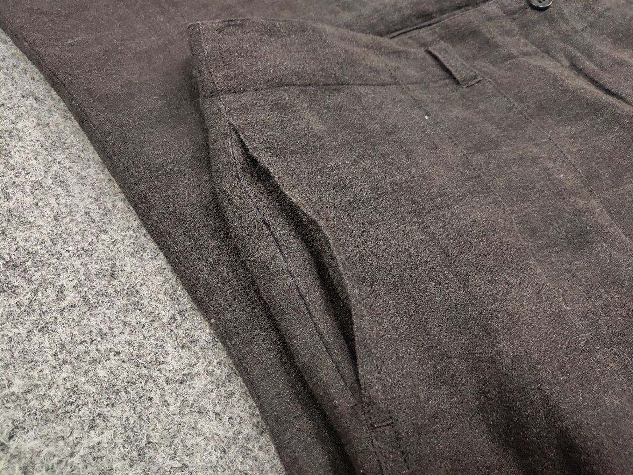 Sonia Rykiel Vintage 90's Sonia Rykiel Design Wide Leg Dark Brown Pants Size 28" / US 6 / IT 42 - 14 Thumbnail
