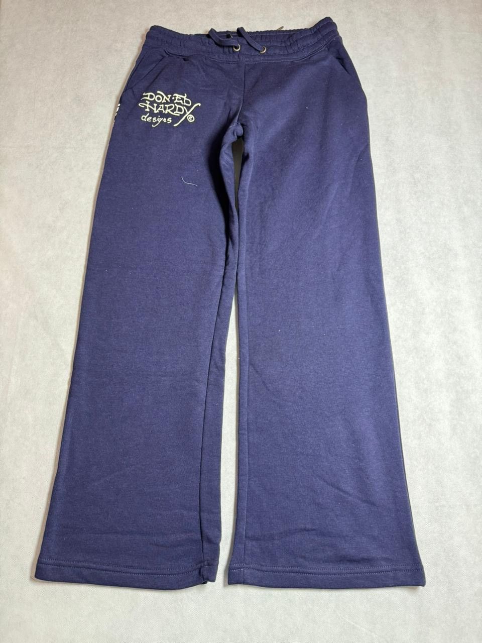 Ed Hardy Ed Hardy Women’s Navy Blue Trouser (Unworn) Size 30" / US 8 / IT 44 - 1 Thumbnail