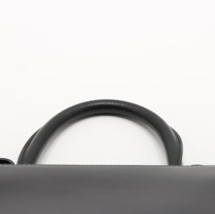 Delvaux Lumore MM Leather Two-Handbag Black x White Size ONE SIZE - 6 Thumbnail