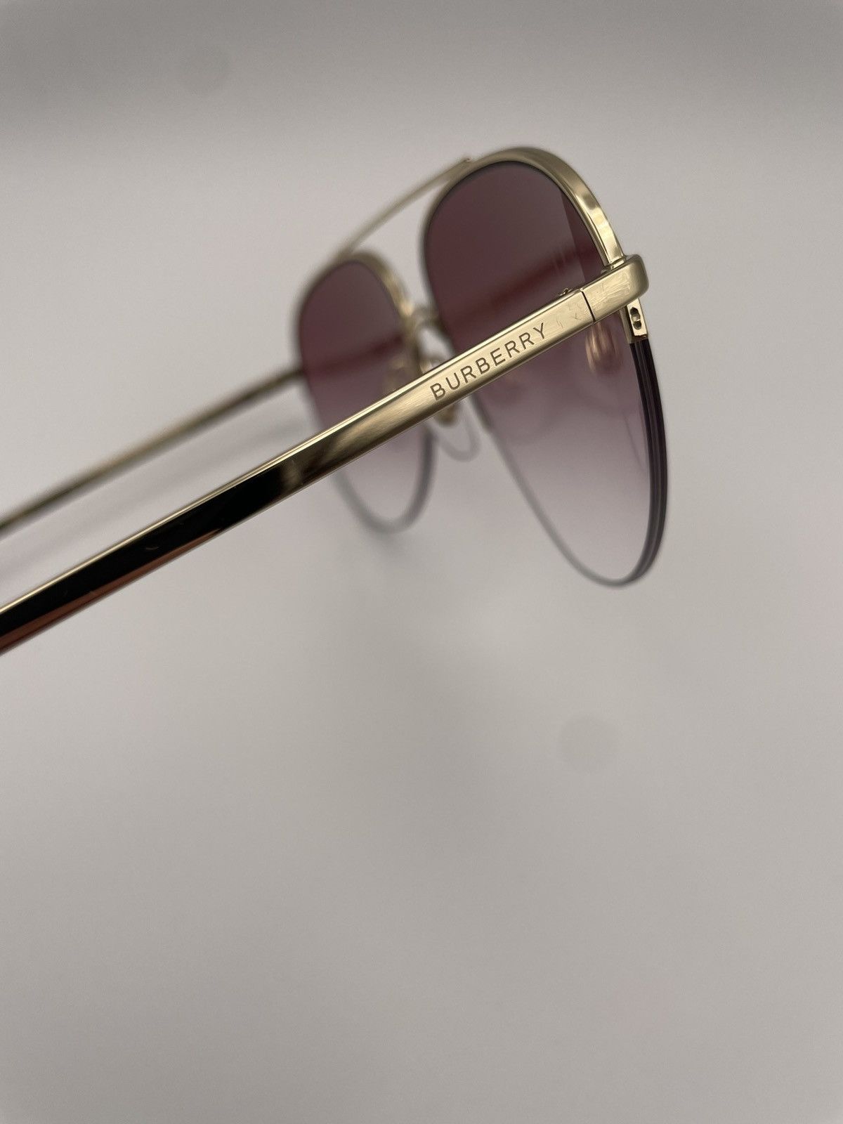 Burberry Burberry Aviator Sunglasses Size ONE SIZE - 5 Thumbnail