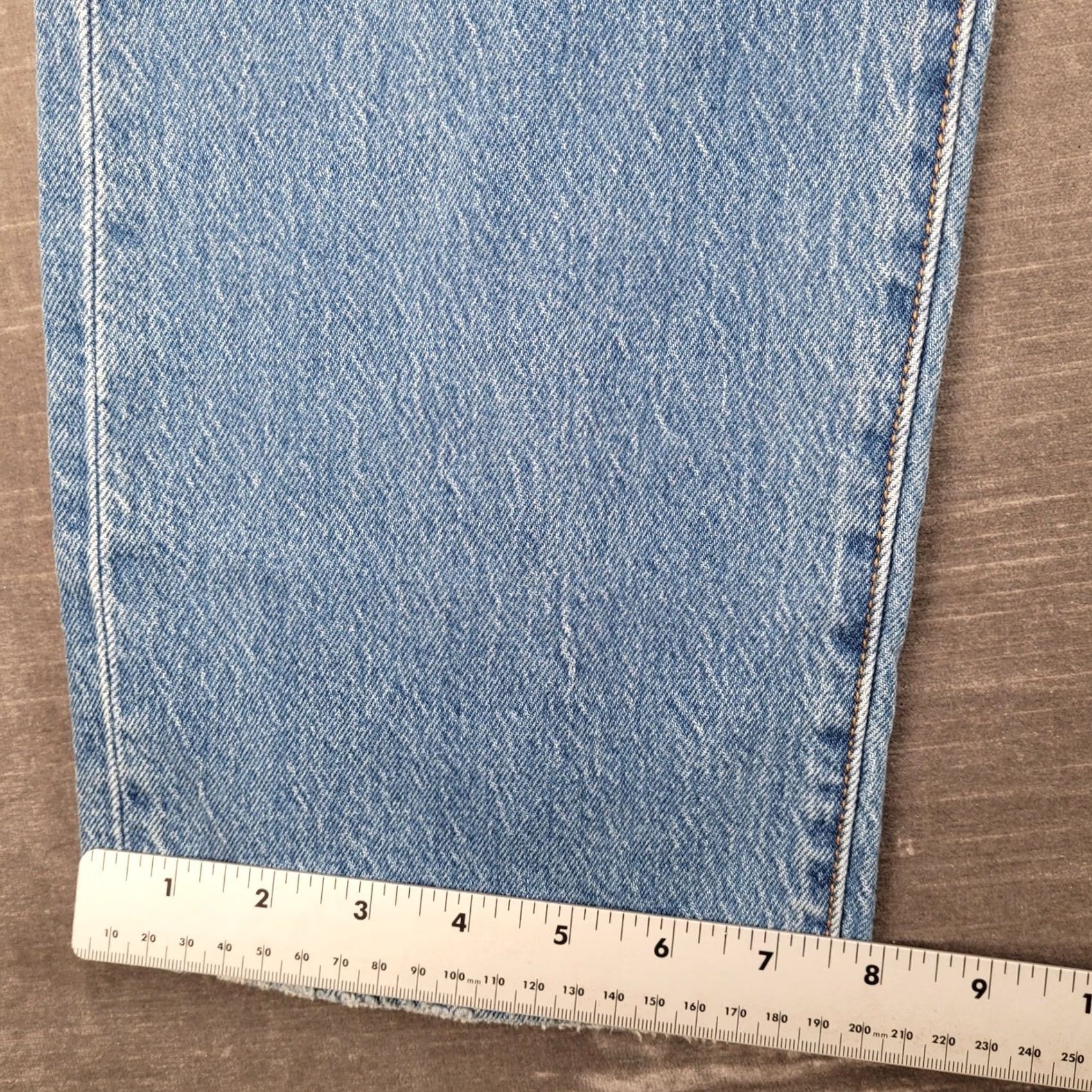 Levi's Womens Levis 501 Jeans 31x30 Light Blue High Rise Stretch Straight Leg NEW Size 24" / US 00 / IT 34 - 7 Thumbnail