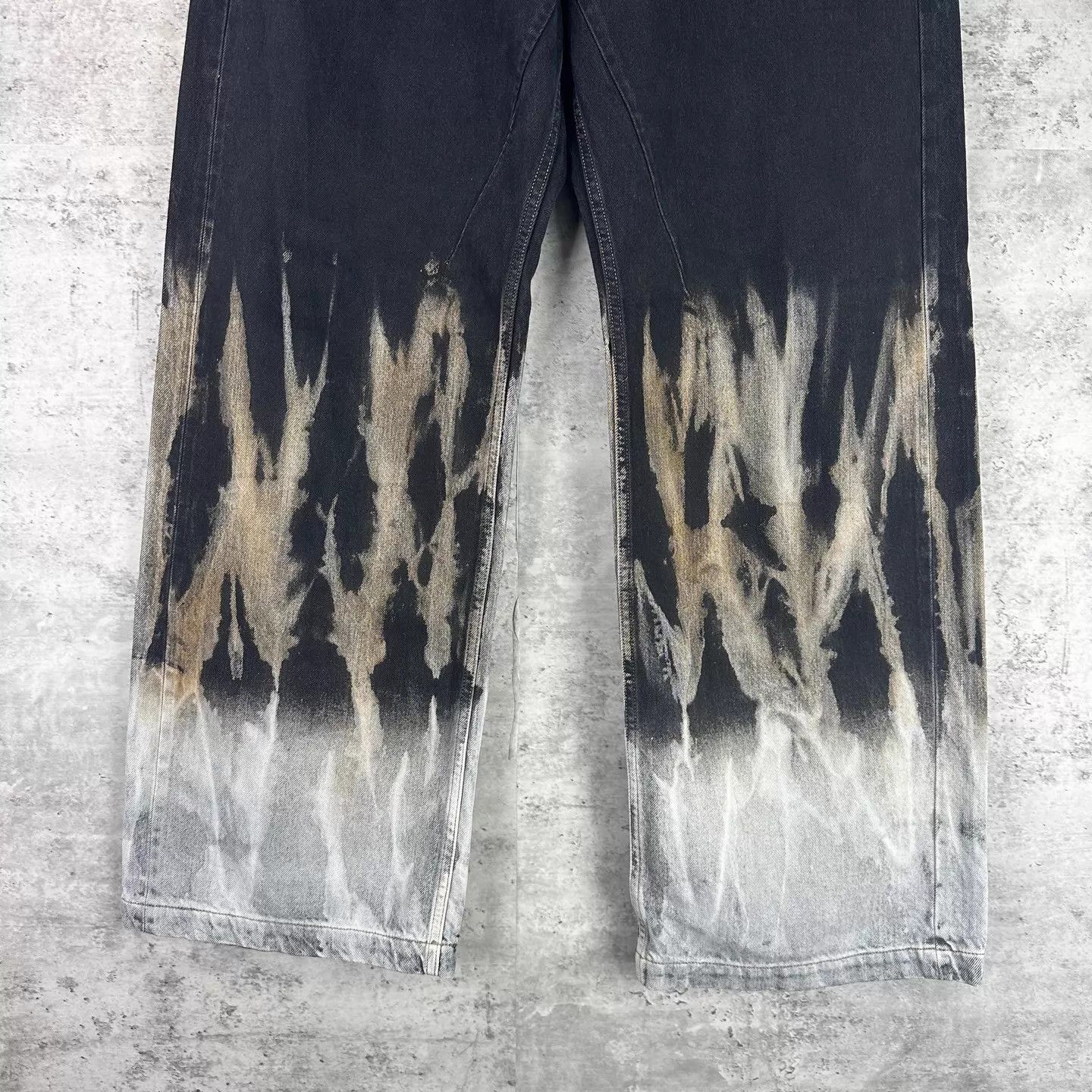 Rick Owens Rick Owens geth flame gradient straight jeans 31 99 New Size US 31 - 4 Thumbnail