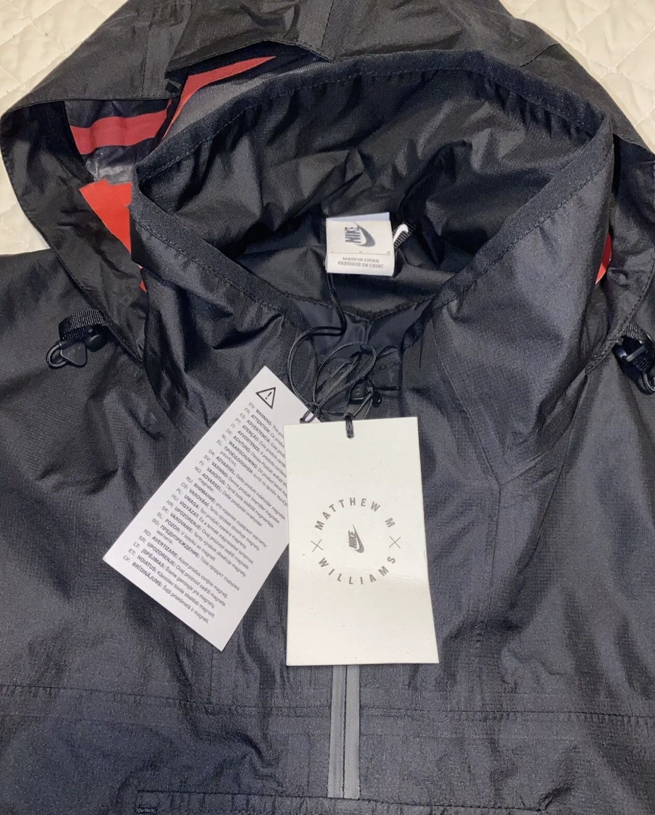 MMW × Nike Nike x MMW Matthew Williams Sherpa Jacket Black Size L Size US L / EU 52-54 / 3 - 3 Thumbnail