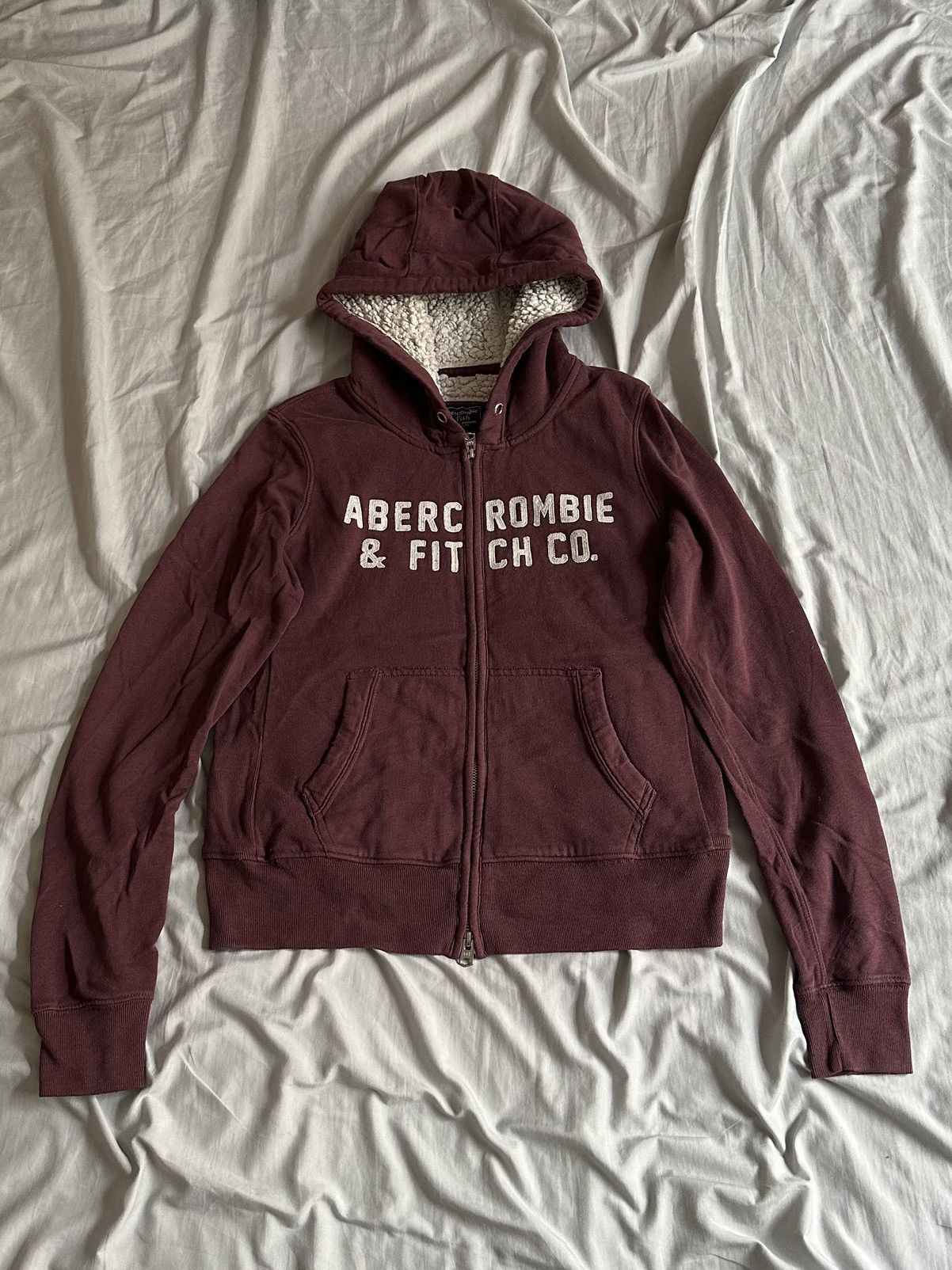 Pre-owned If Six Was Nine X Le Grande Bleu L G B Abercrombie Fur Hoodie Ifsixwasnine Lgb Style In Red
