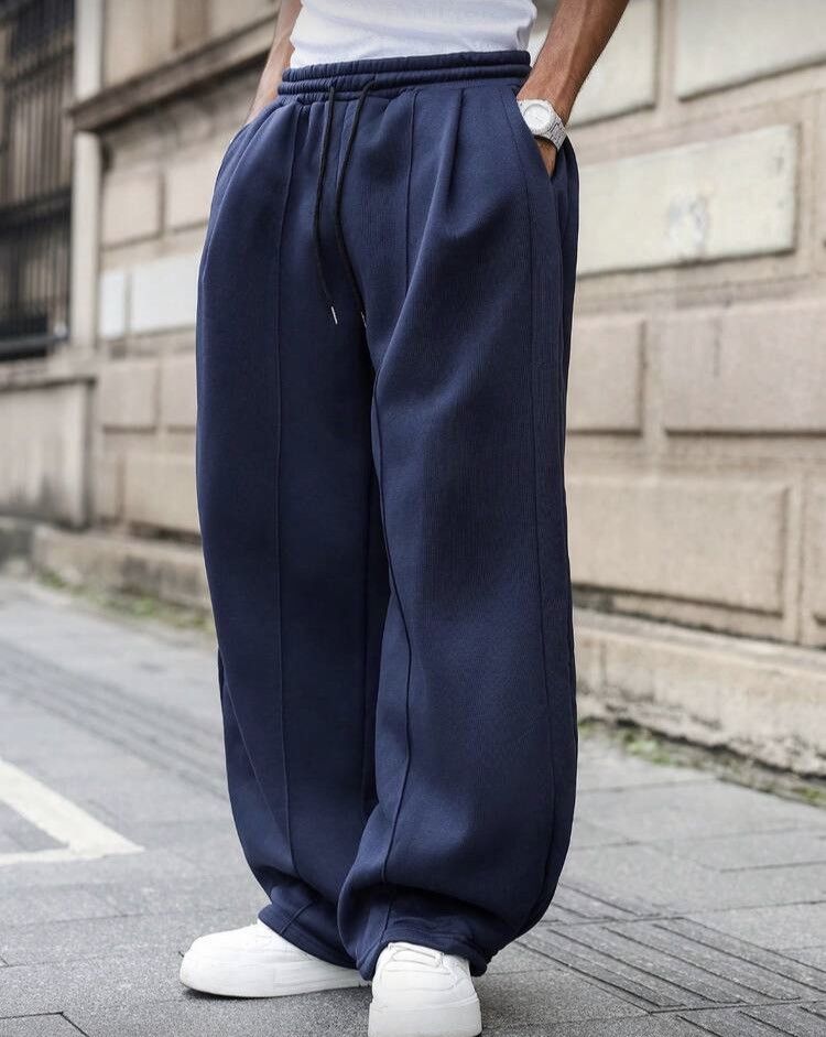 Japanese Brand Baggy Sweatpants - Retro Style Sportswear Fit Size US 28 / EU 44 - 1 Thumbnail