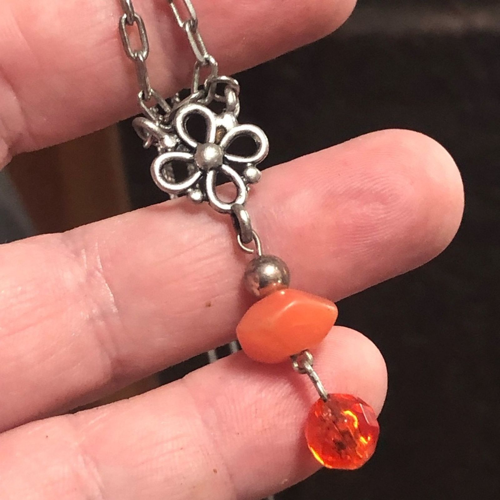 Other Wallflower stone drop pendant on chain necklace Size ONE SIZE - 2 Thumbnail